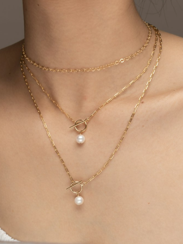 Pearl necklaces