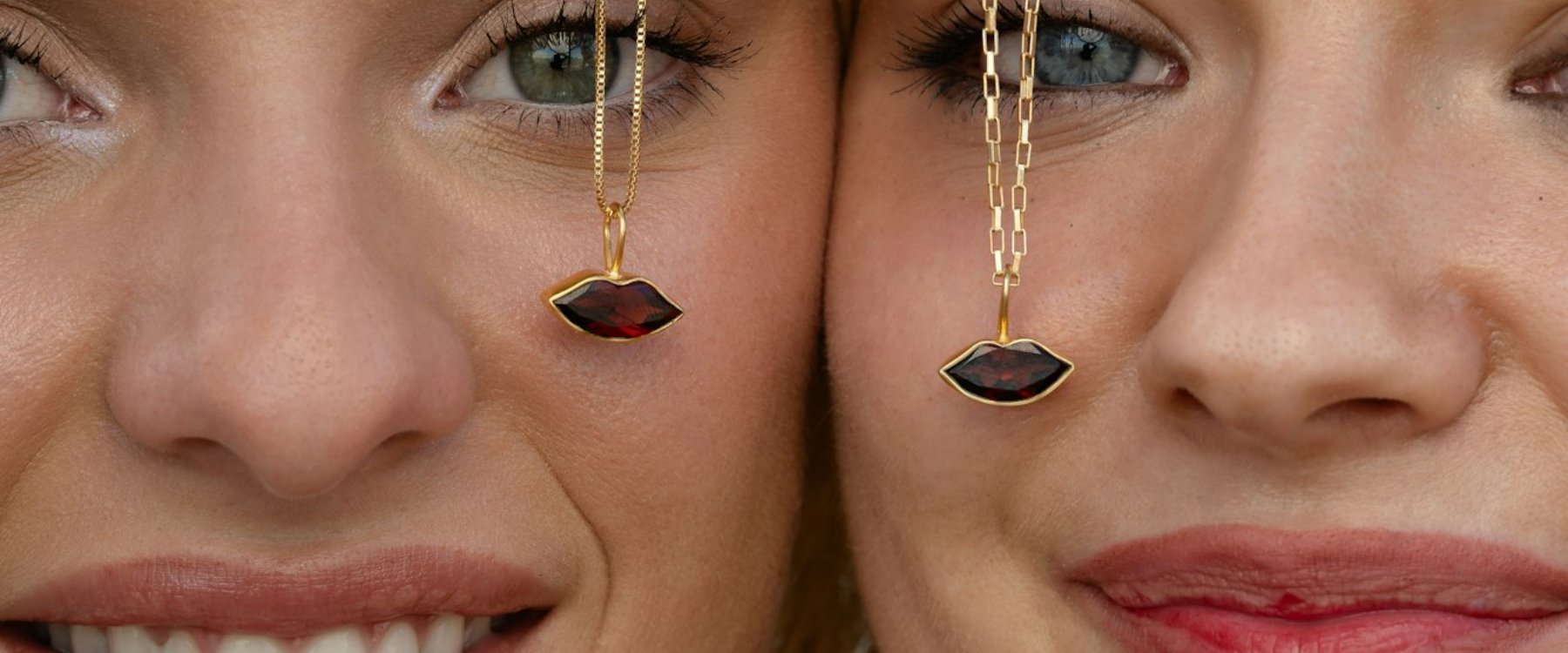 Initial with birthstone necklaces