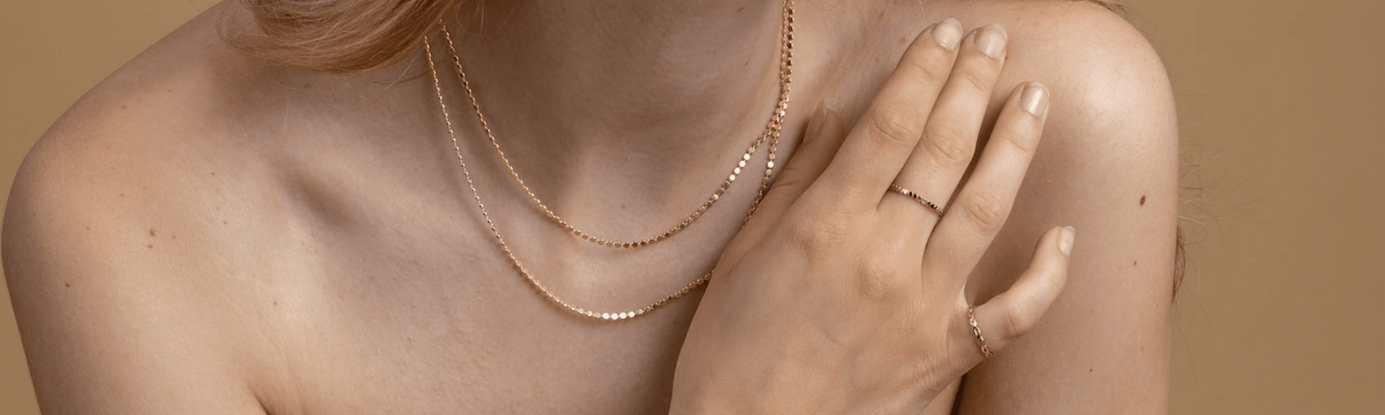 gaia collection gold necklace