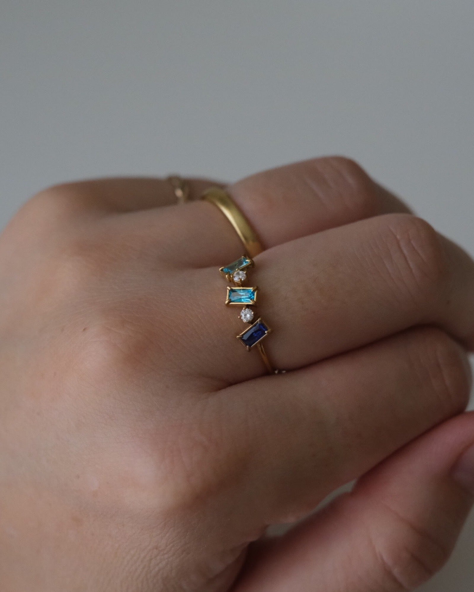 Lena blue Ring