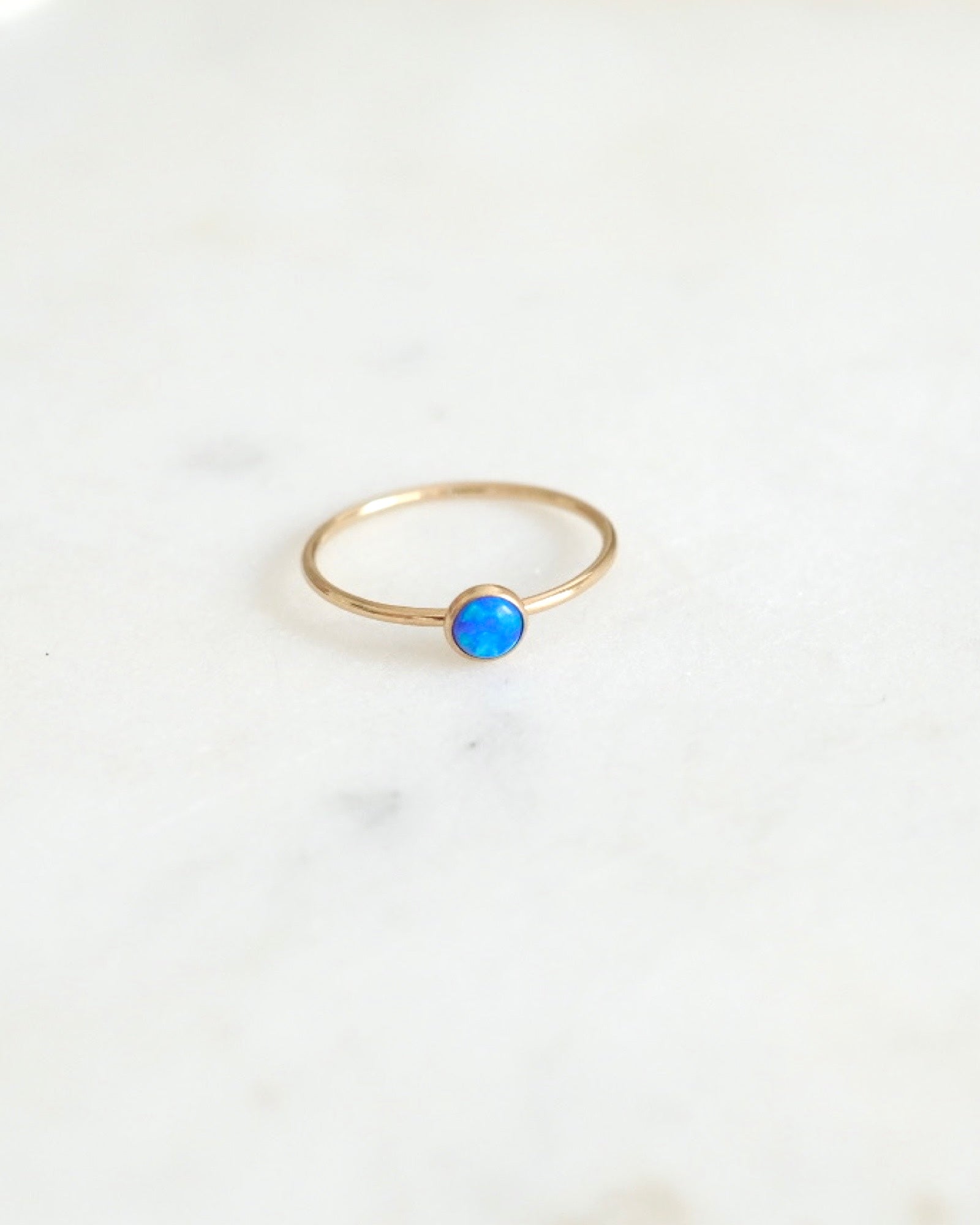 Blue Opal Ring ERIJEWELRY