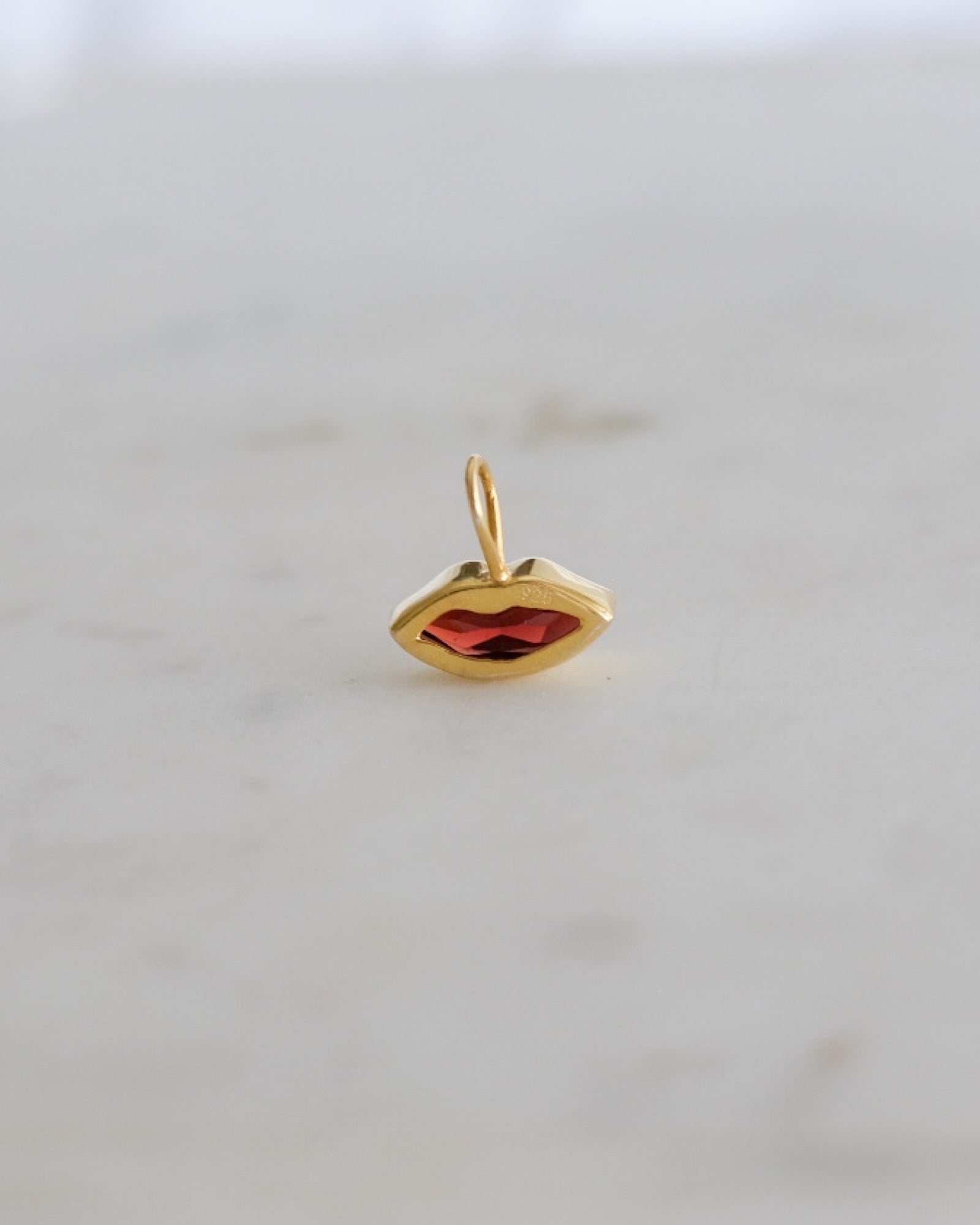 Garnet Kiss Pendant