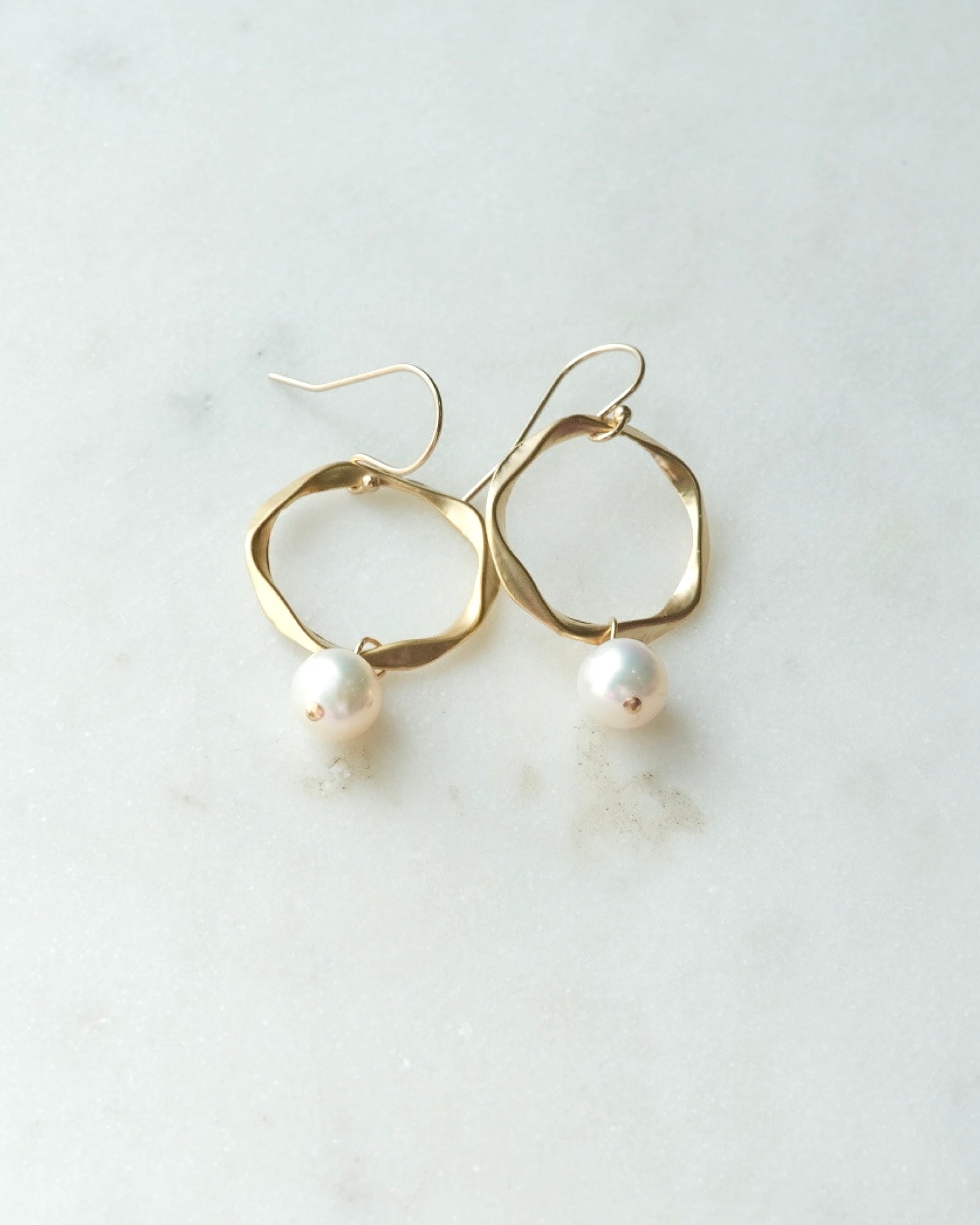 Pearl Round Earrings ERIJEWELRY