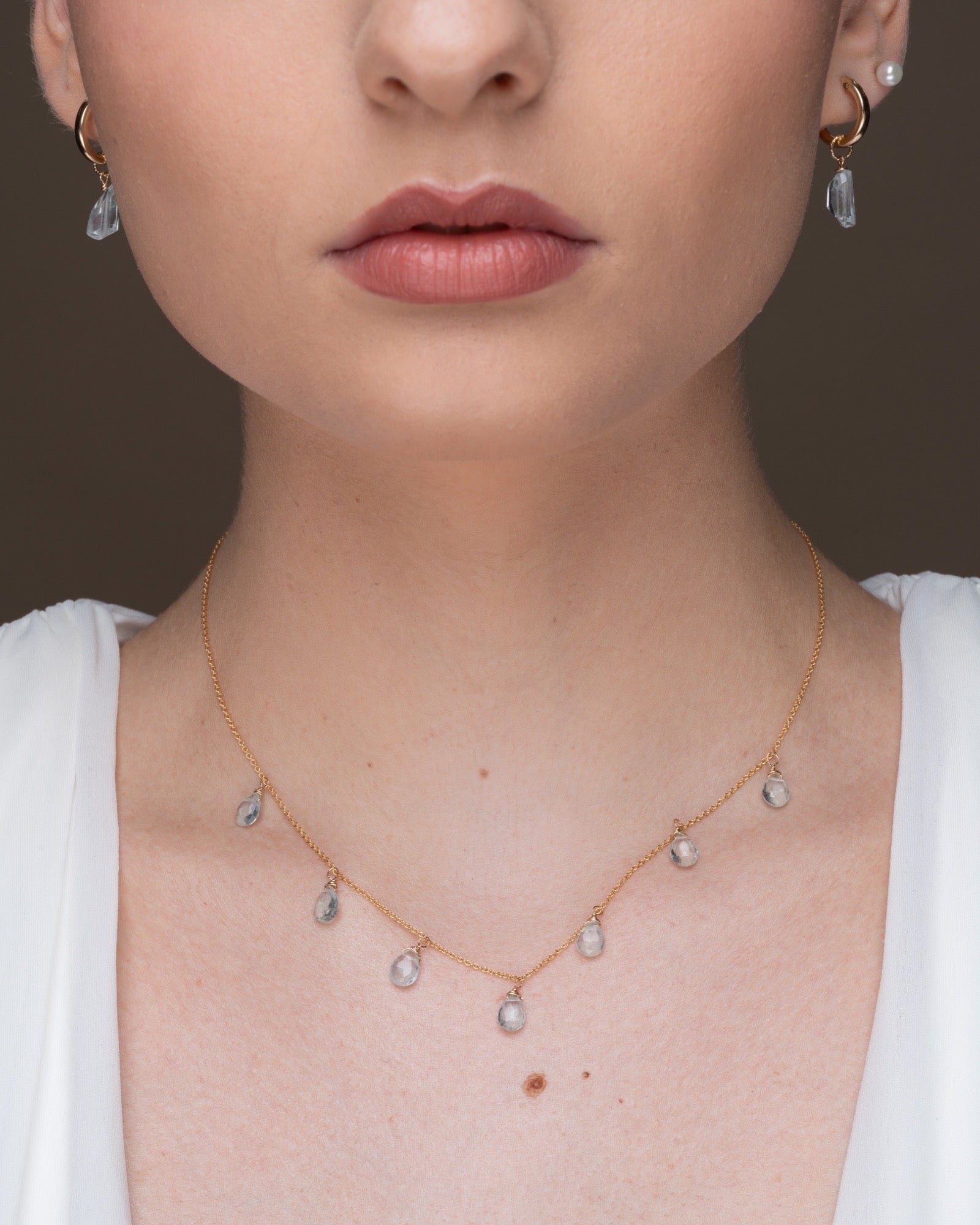 Aquamarine Princess Necklace ERIJEWELRY