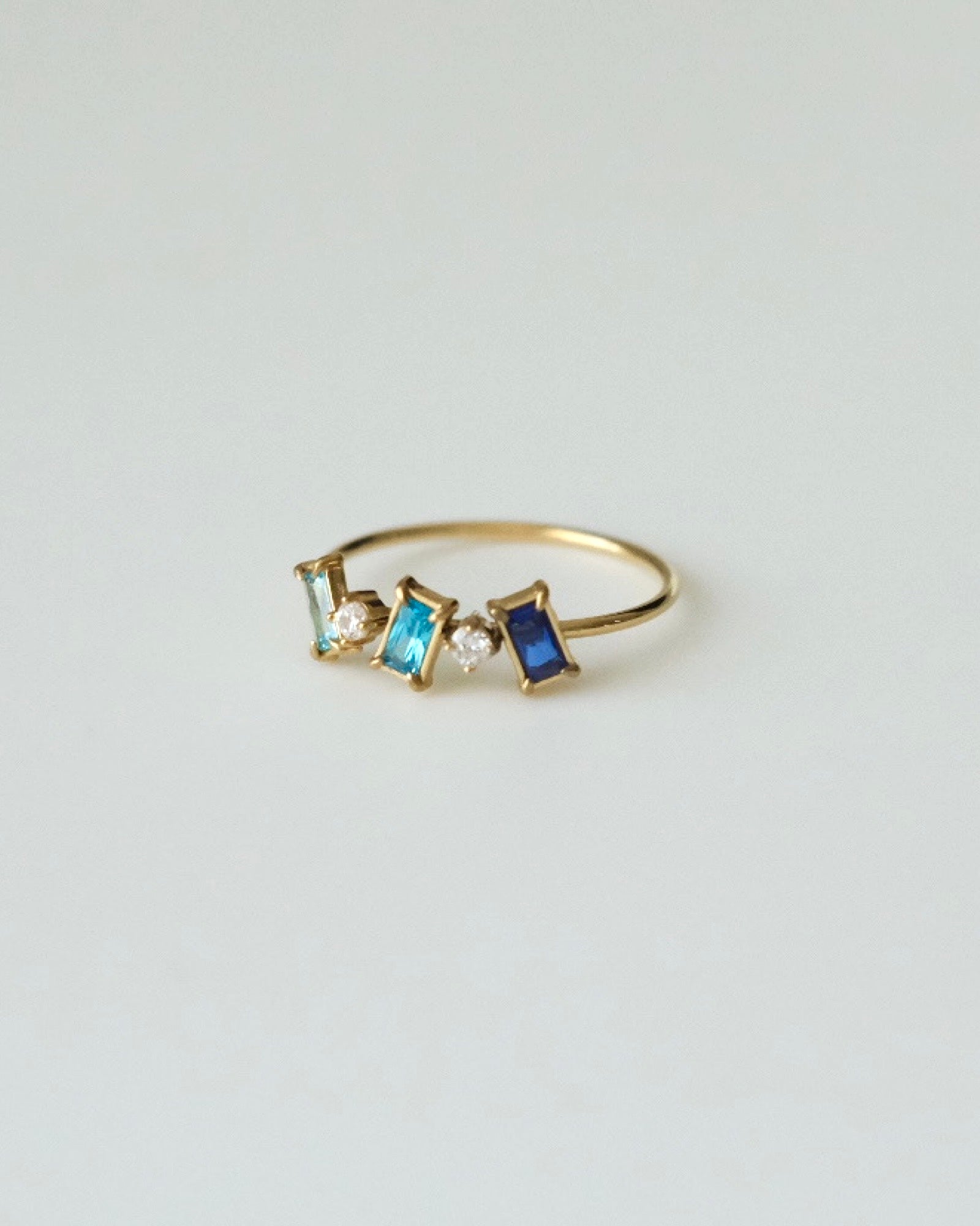 Azure blue Ring
