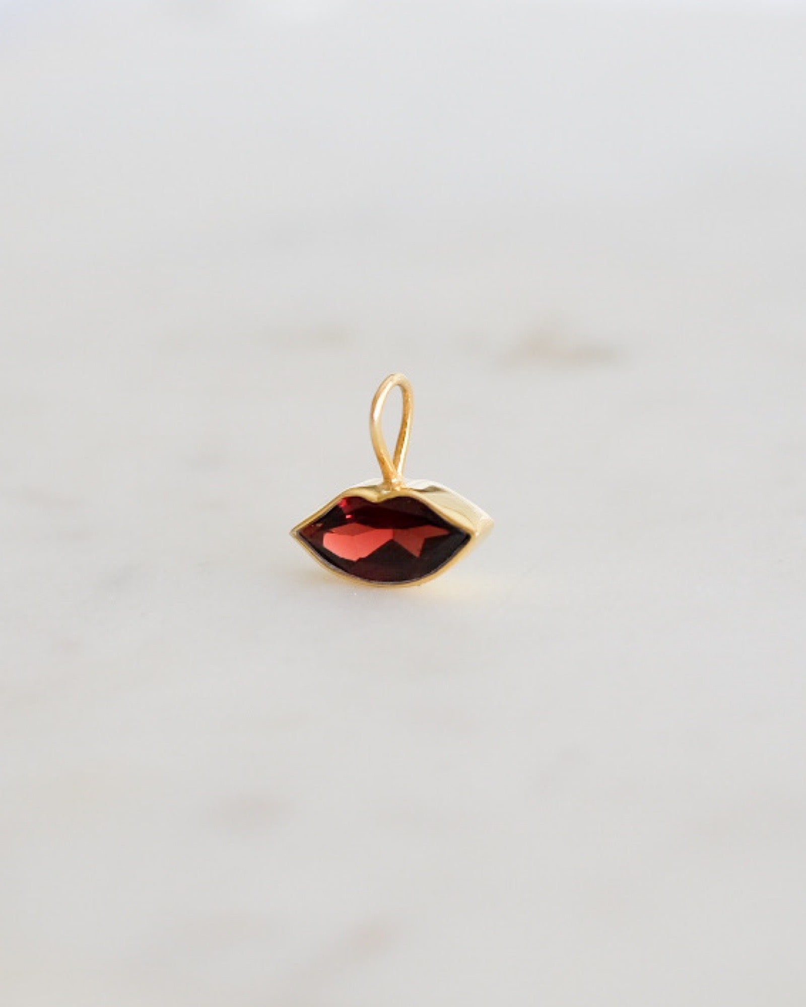 Garnet Kiss Pendant