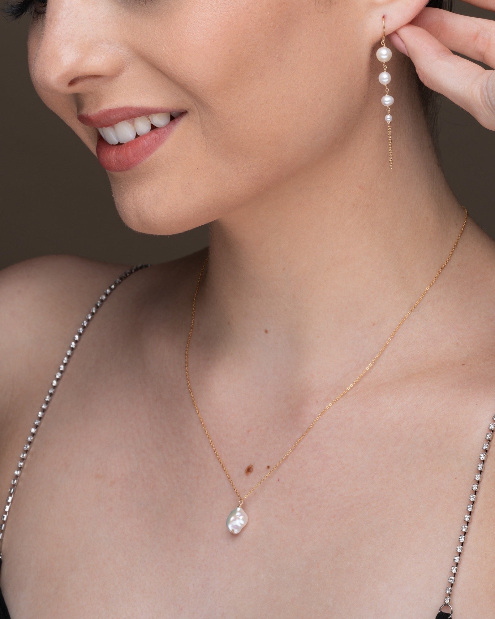 Keshi Pearl Necklace ERIJEWELRY