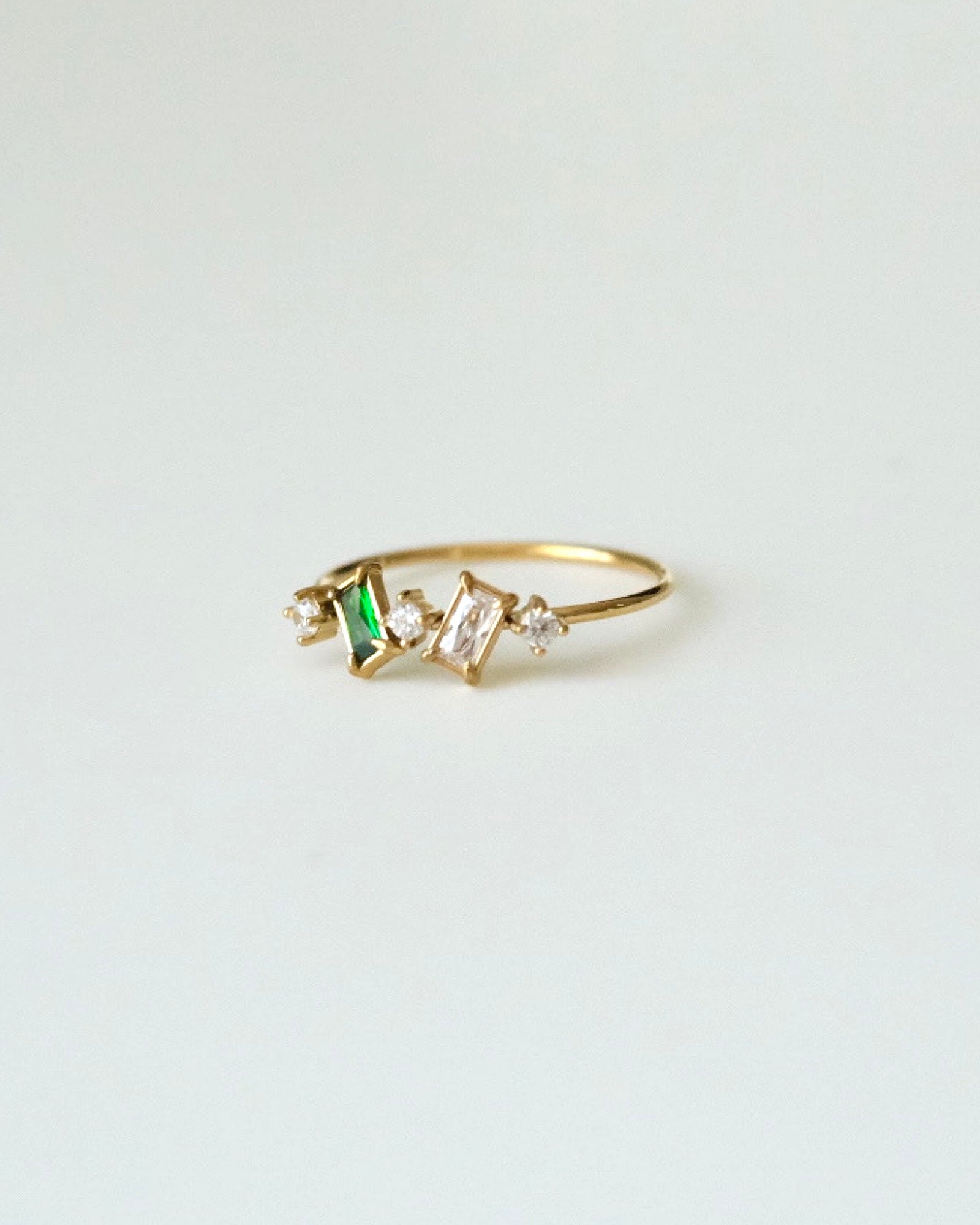 Lena green ring