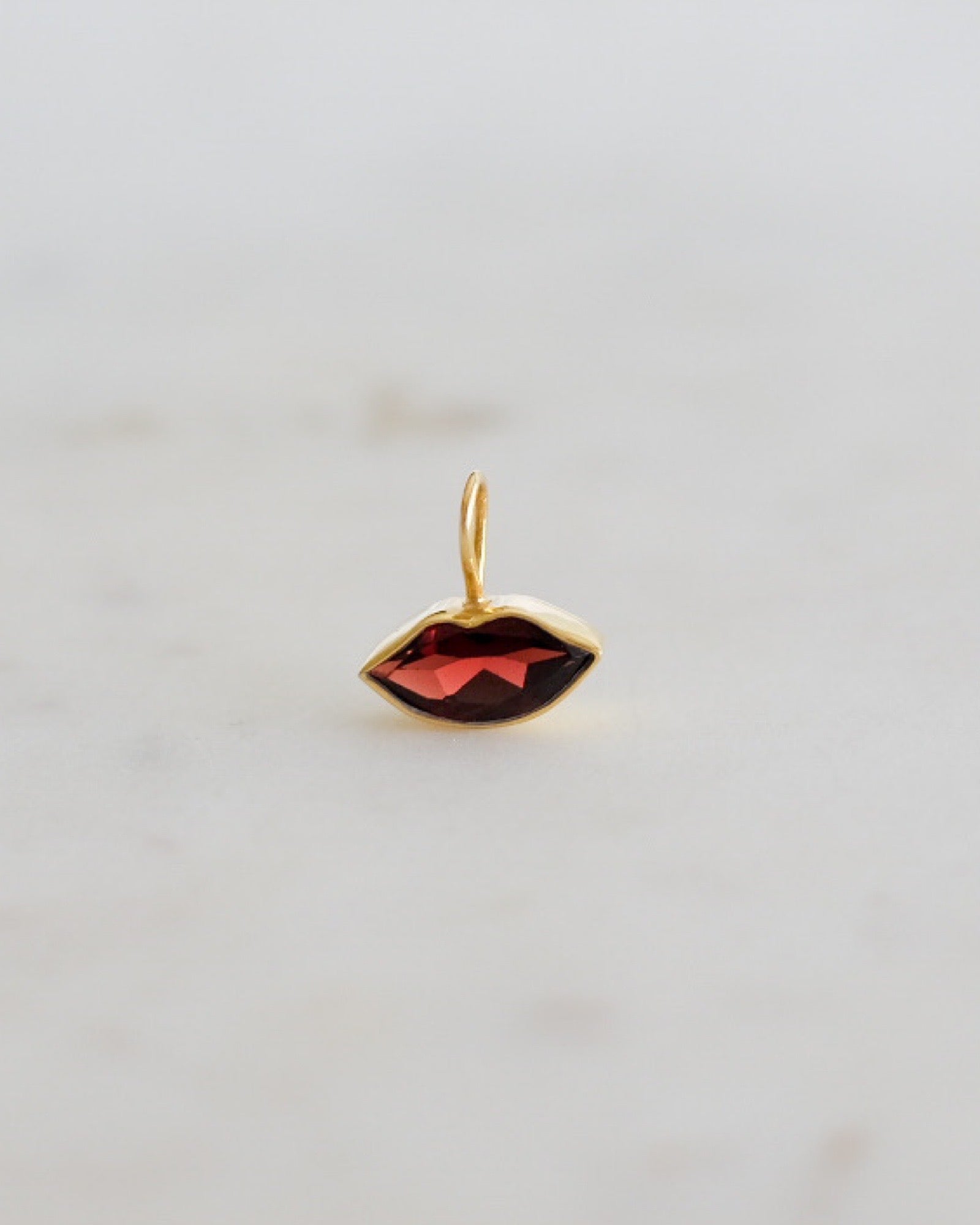 Garnet Kiss Pendant
