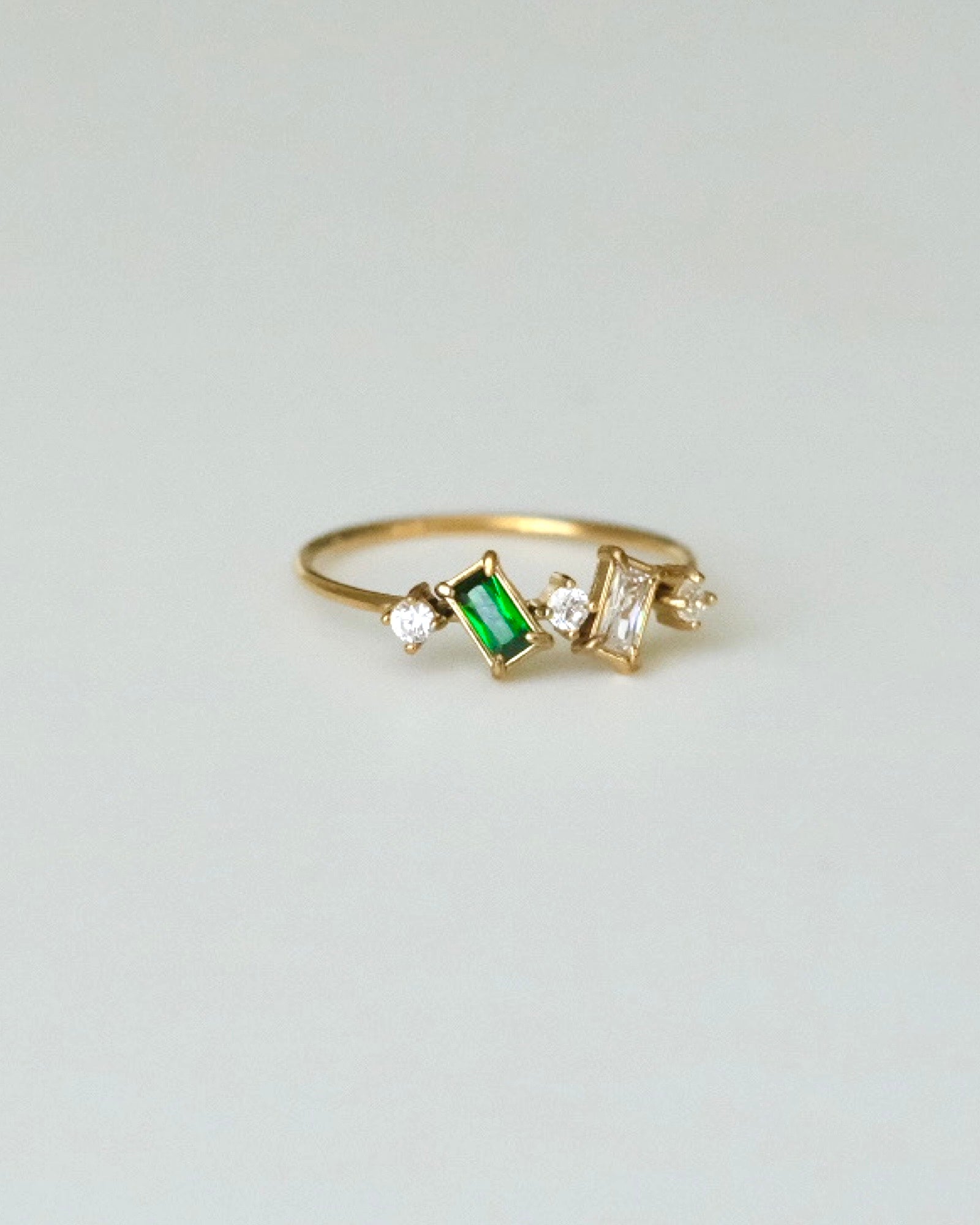Lena green ring