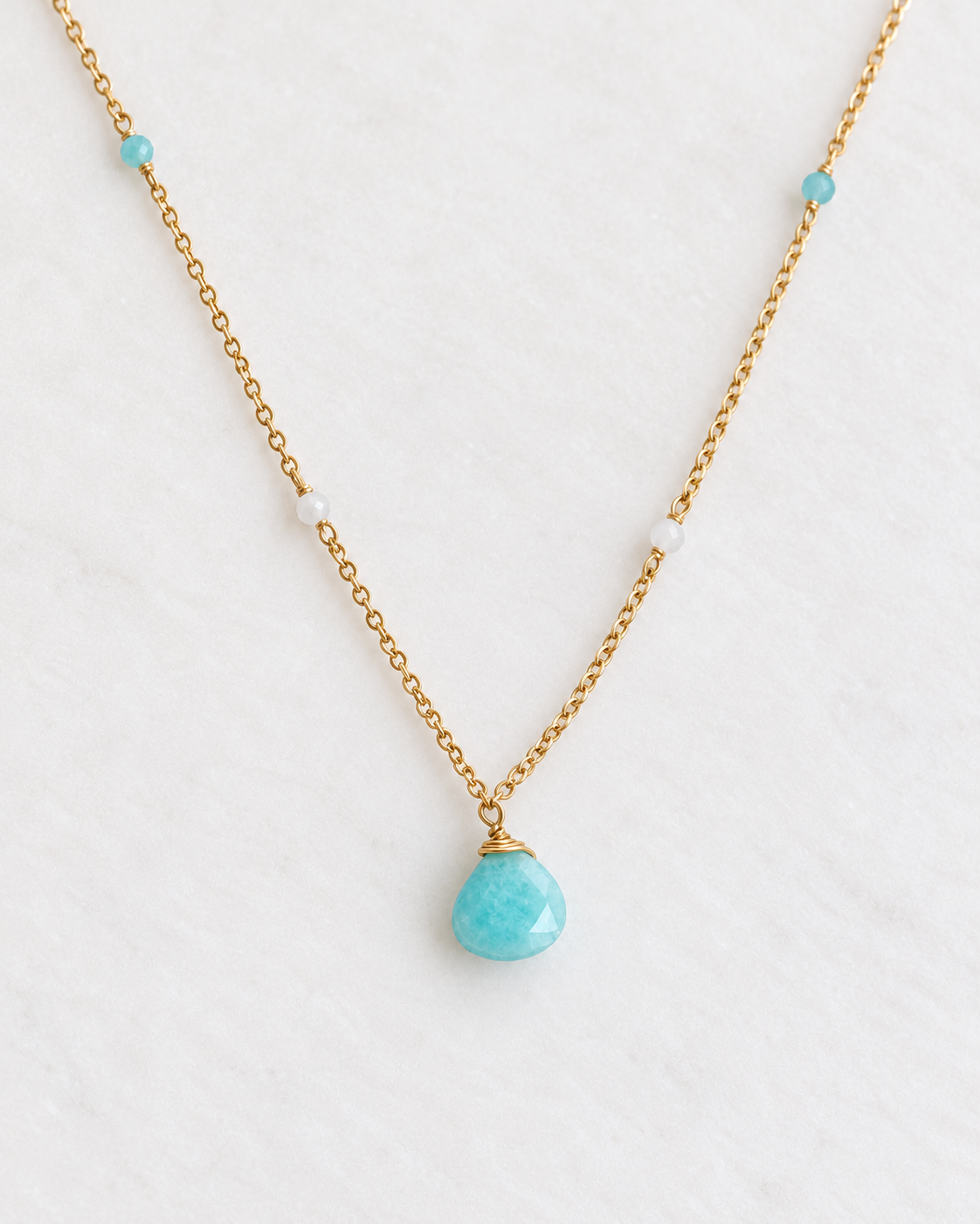 Amazonite Bohemian Necklace