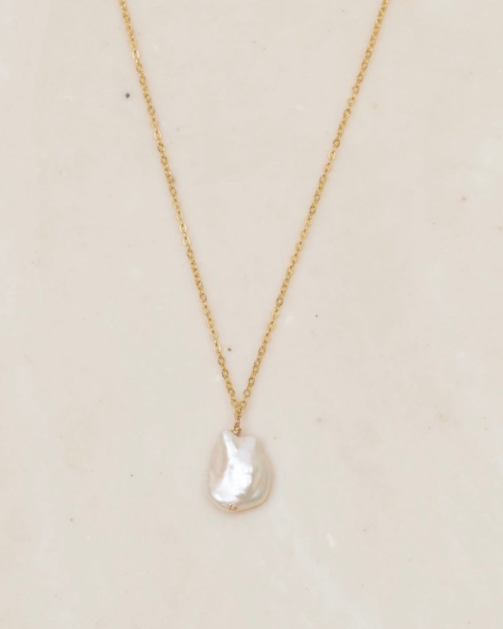 Keshi Pearl Necklace ERIJEWELRY