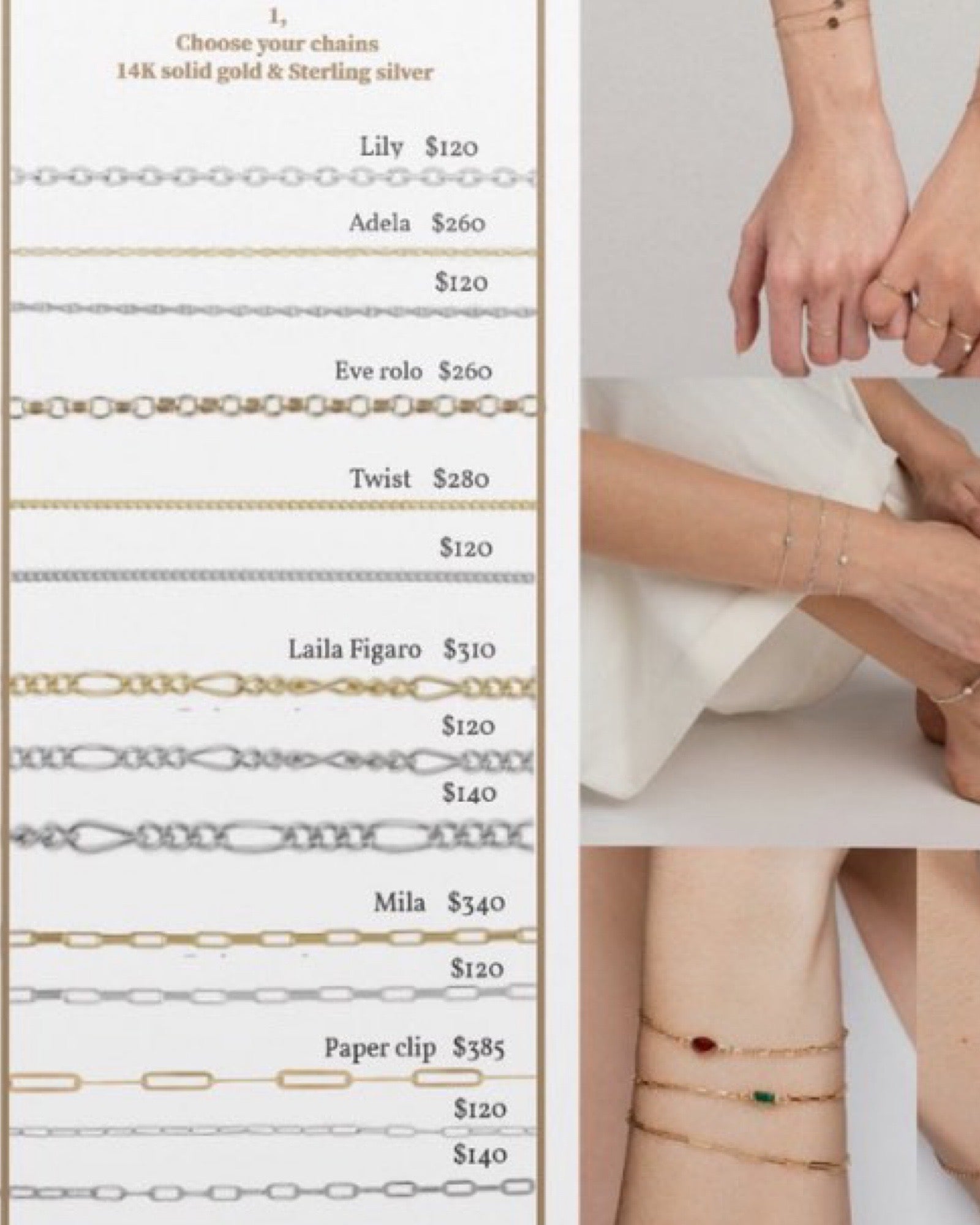 Permanent Welded Jewellery Bracelets, Anklets, Rings & Necklaces Book An Appointment Today