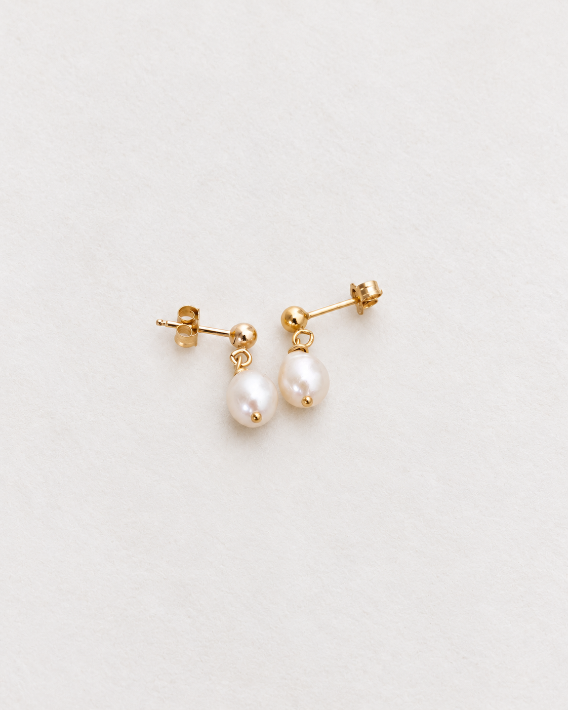 Teardrop Stud Earrings