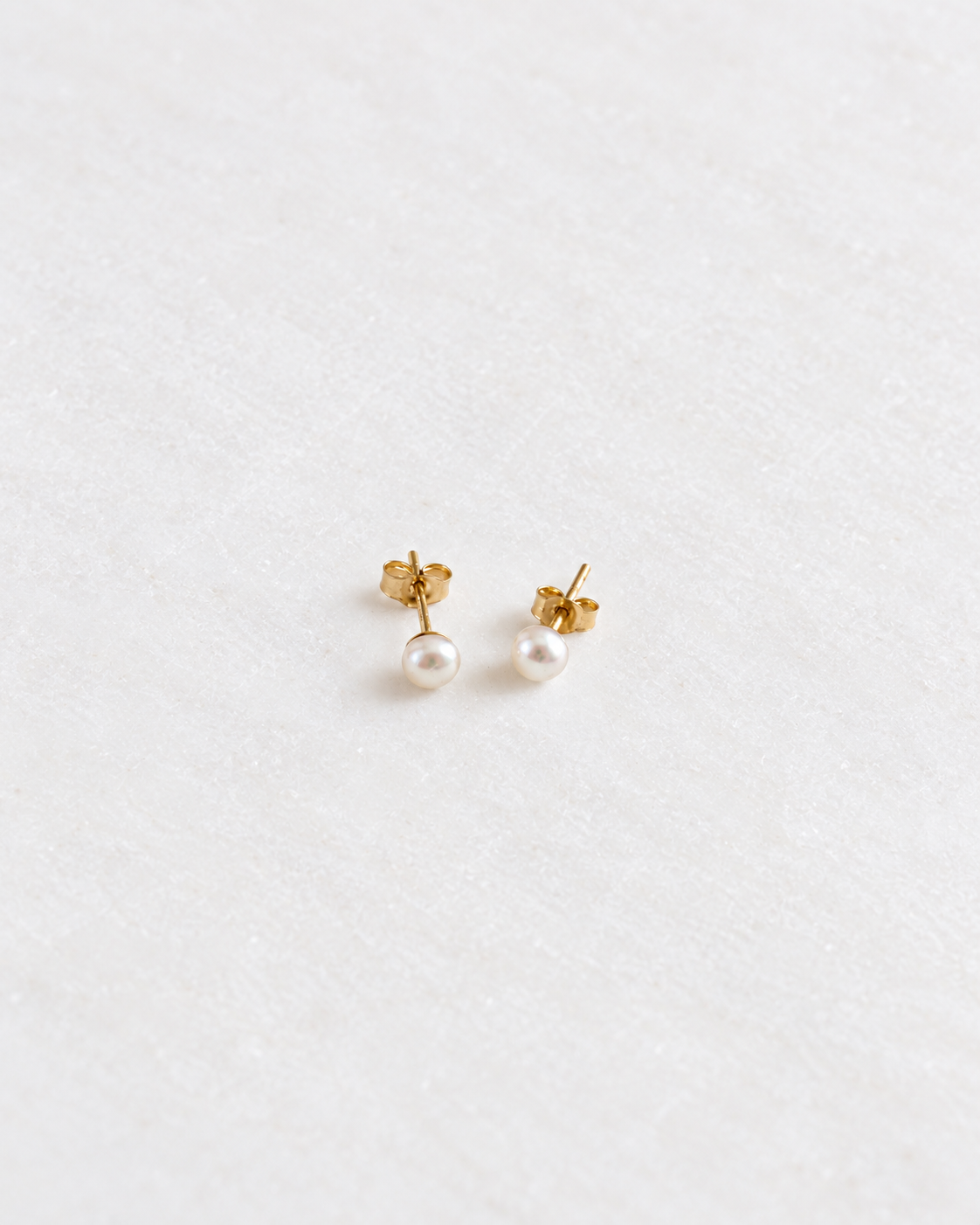 Mini Pearl Stud Earrings