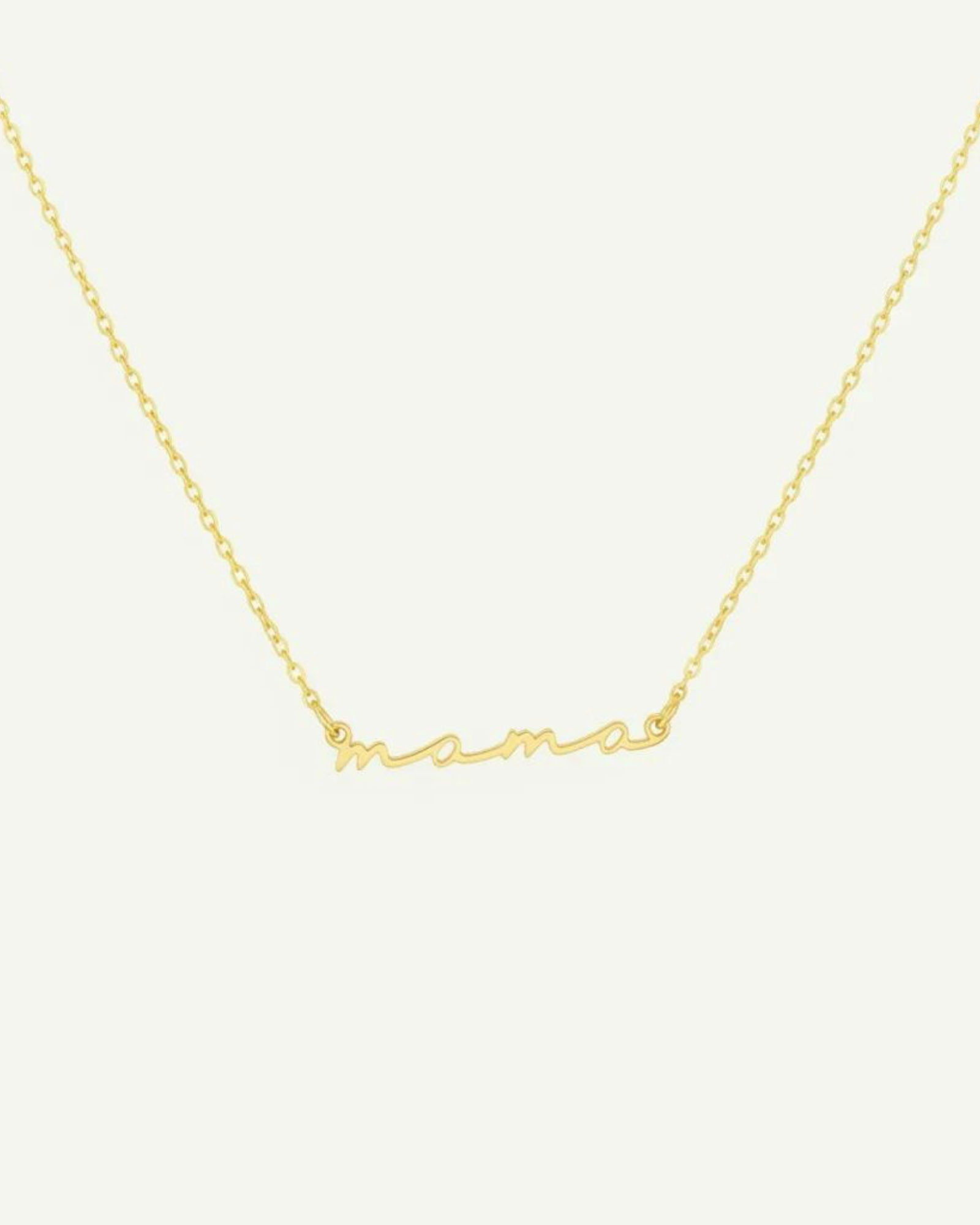 Mama letter necklace