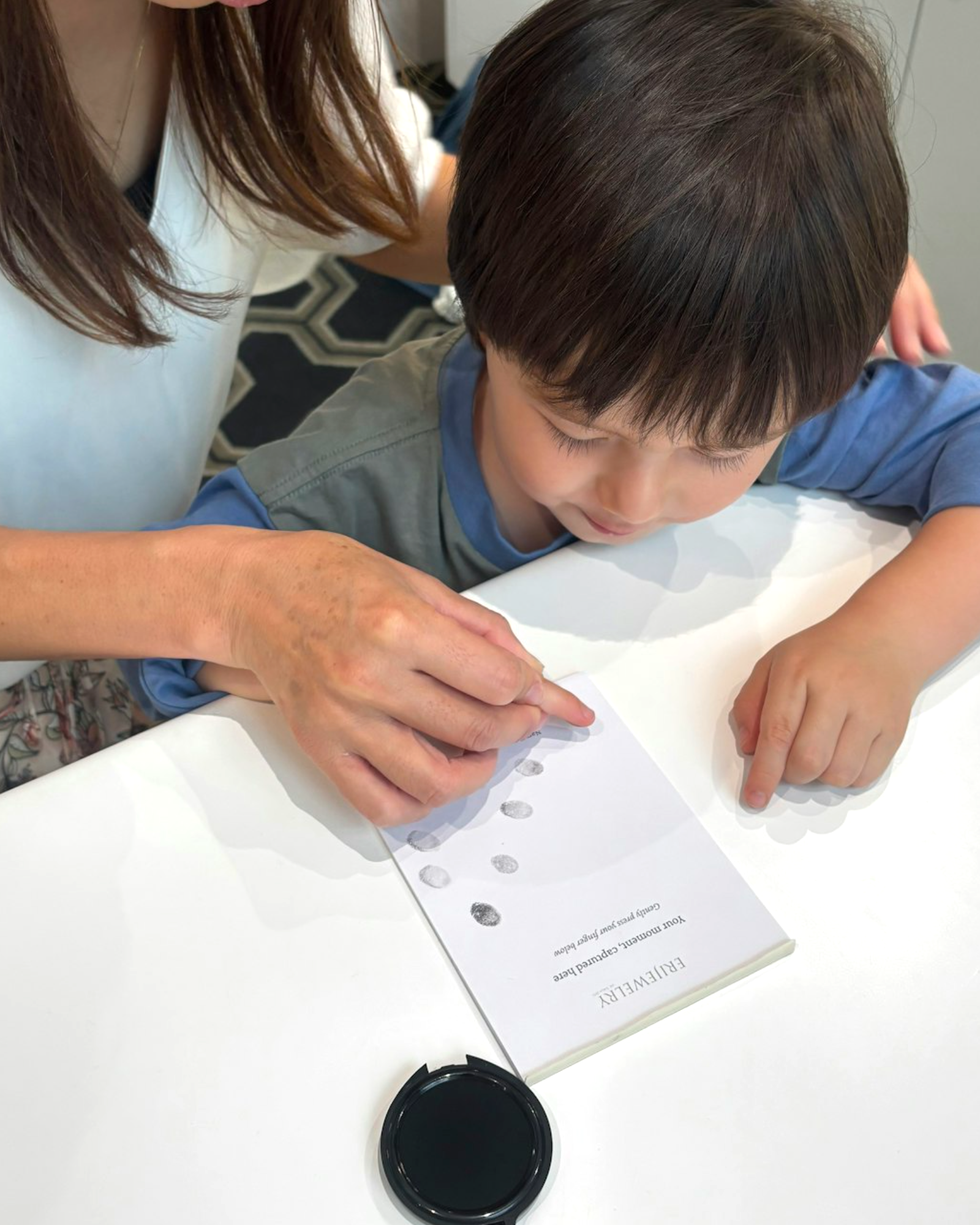 Fingerprint Jewellery Bookings Deposit