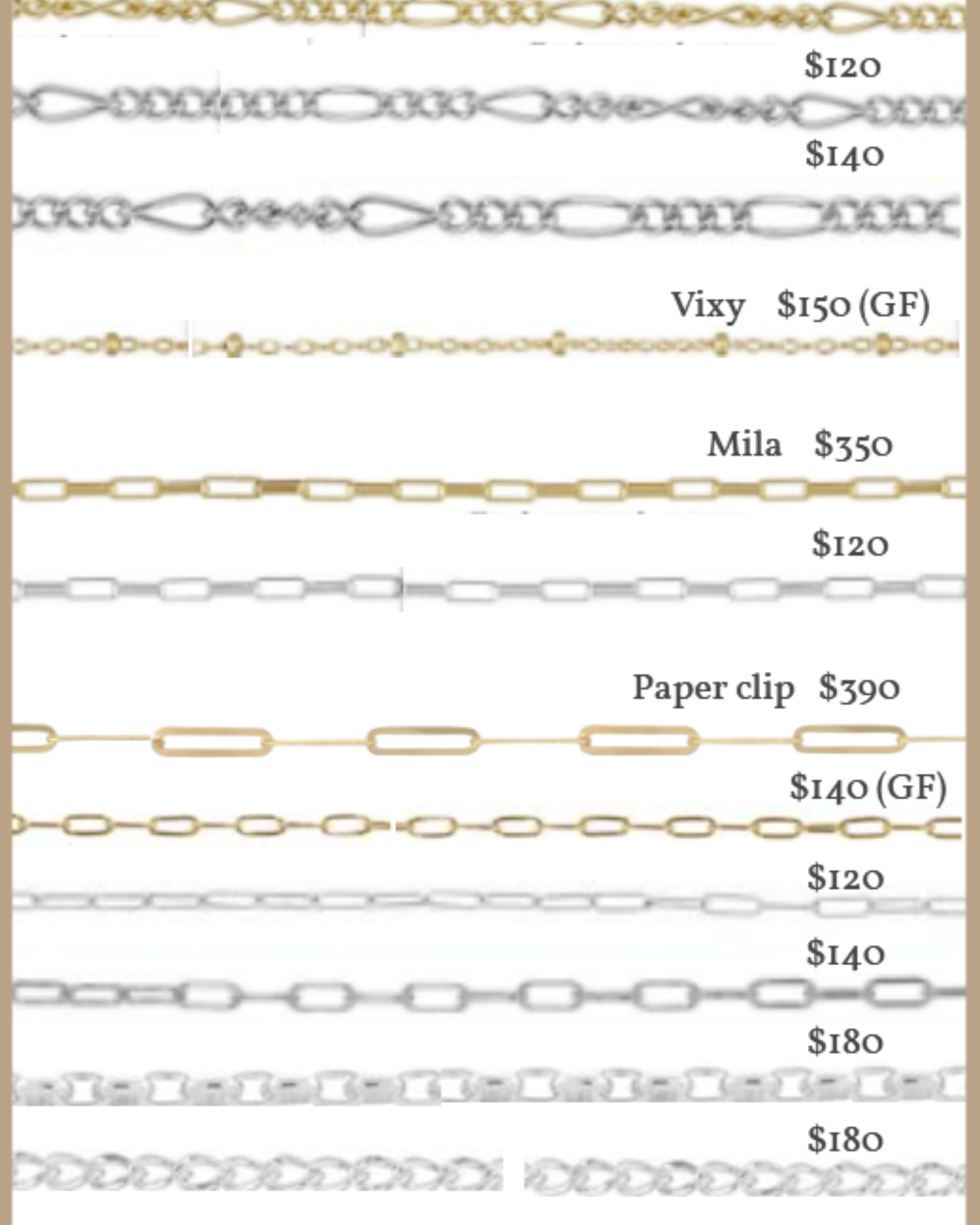 Permanent Welded Jewellery – Booking Fee (Non-Refundable)