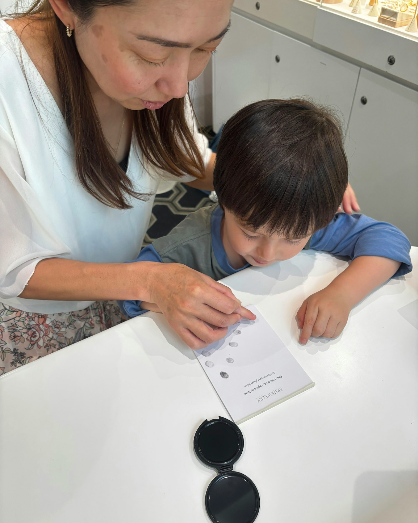 Fingerprint Jewellery Bookings Deposit