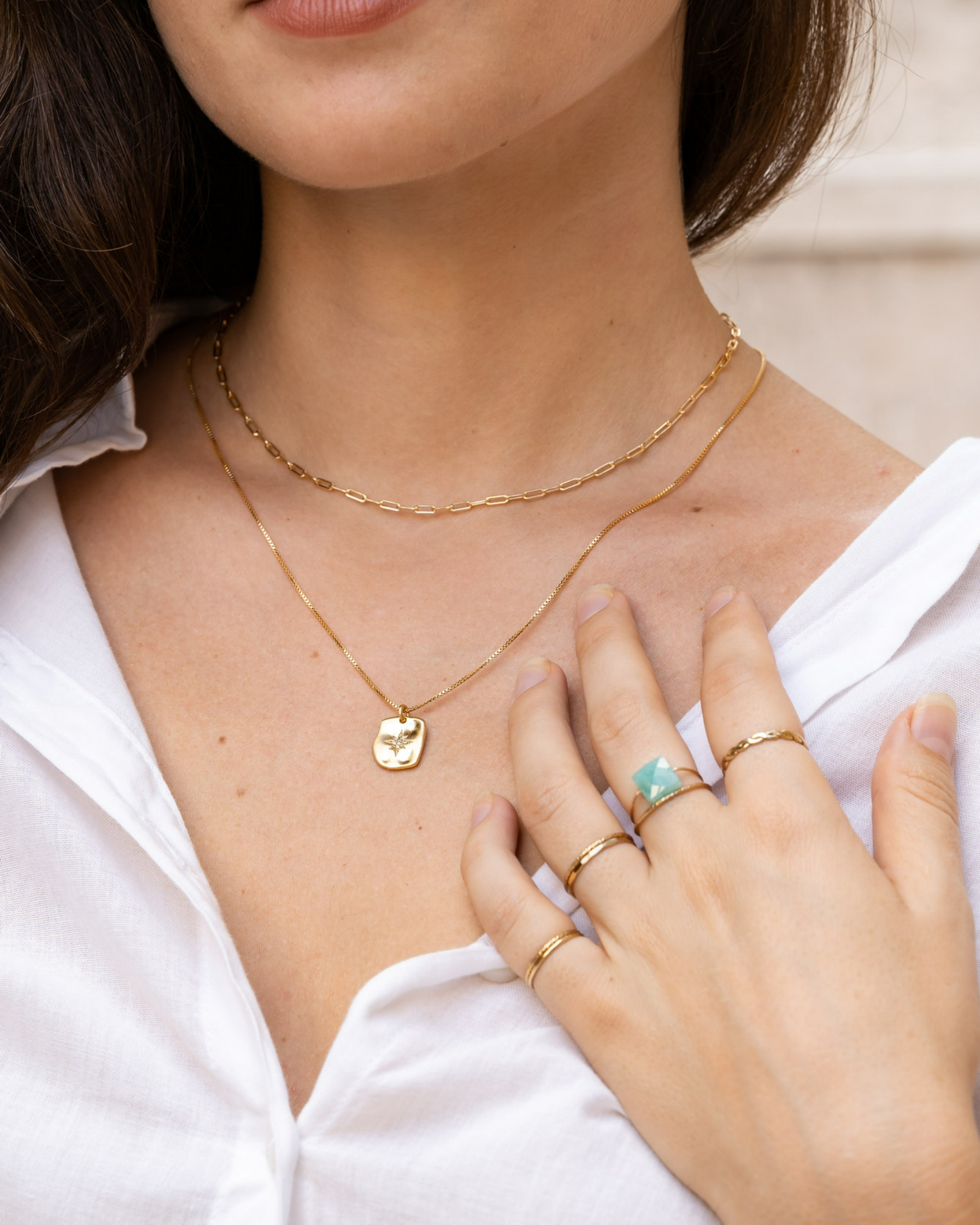 Amazonite Serenity ring ERIJEWELRY