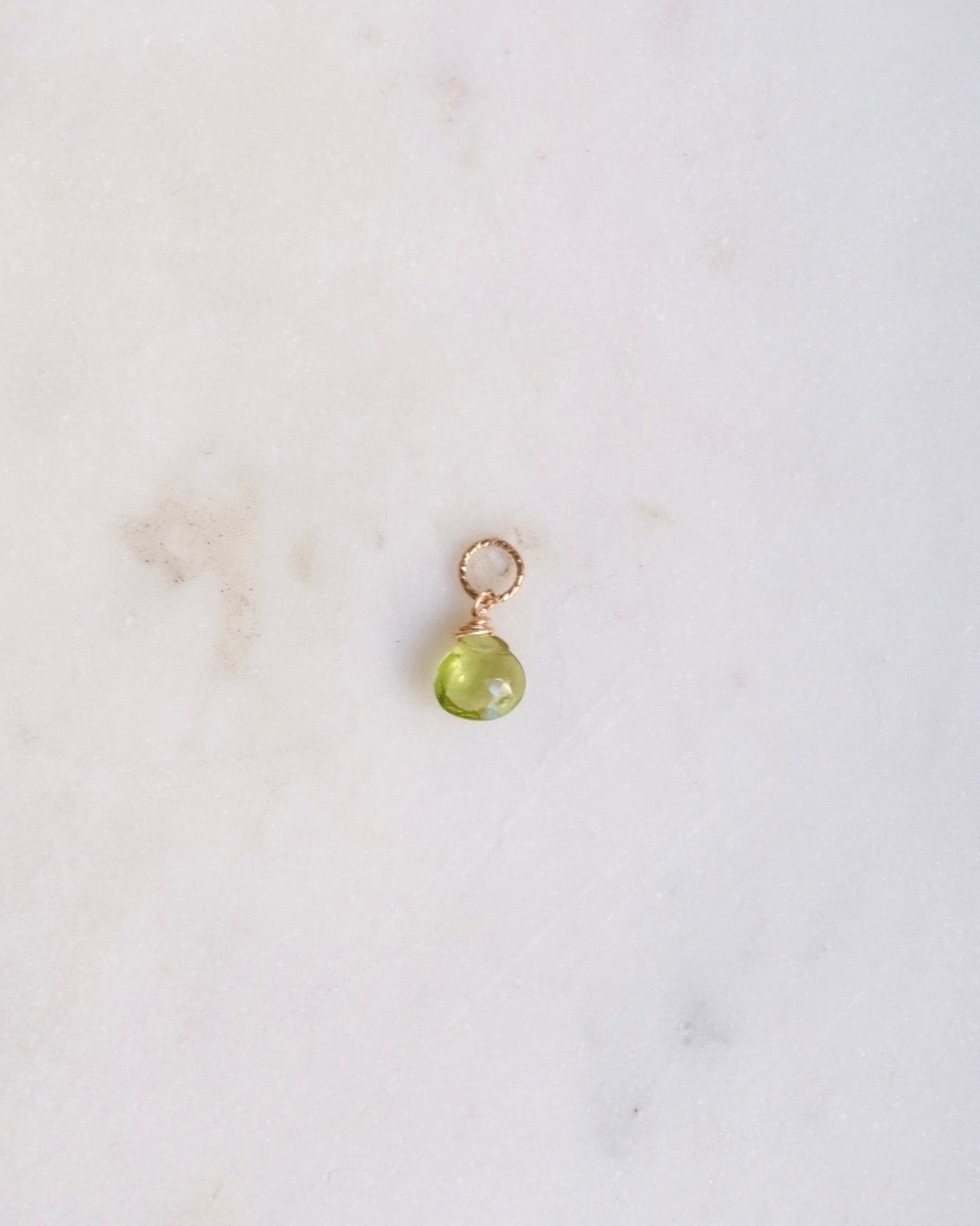 Peridot Pendant charm ERIJEWELRY