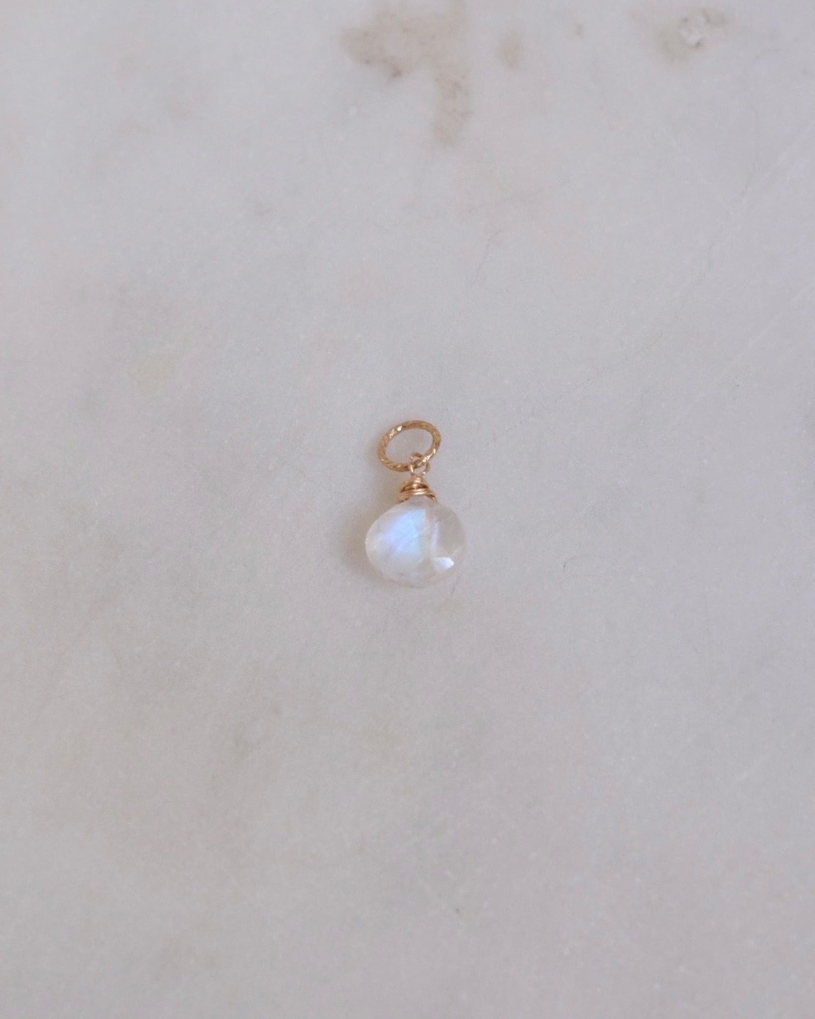 Royal Blue Moonstone Pendant charm ERIJEWELRY