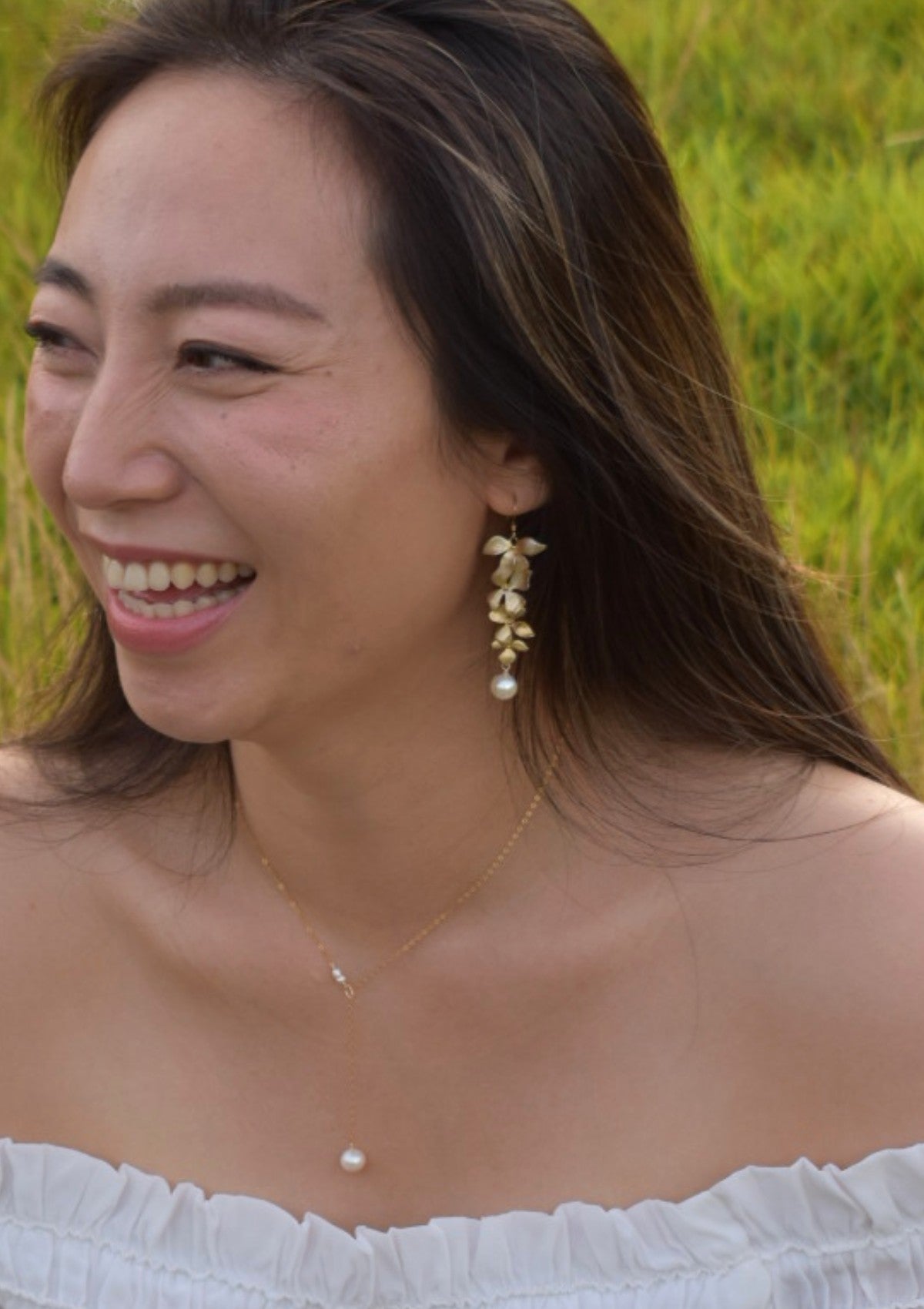 Pearl Y Necklace ERIJEWELRY
