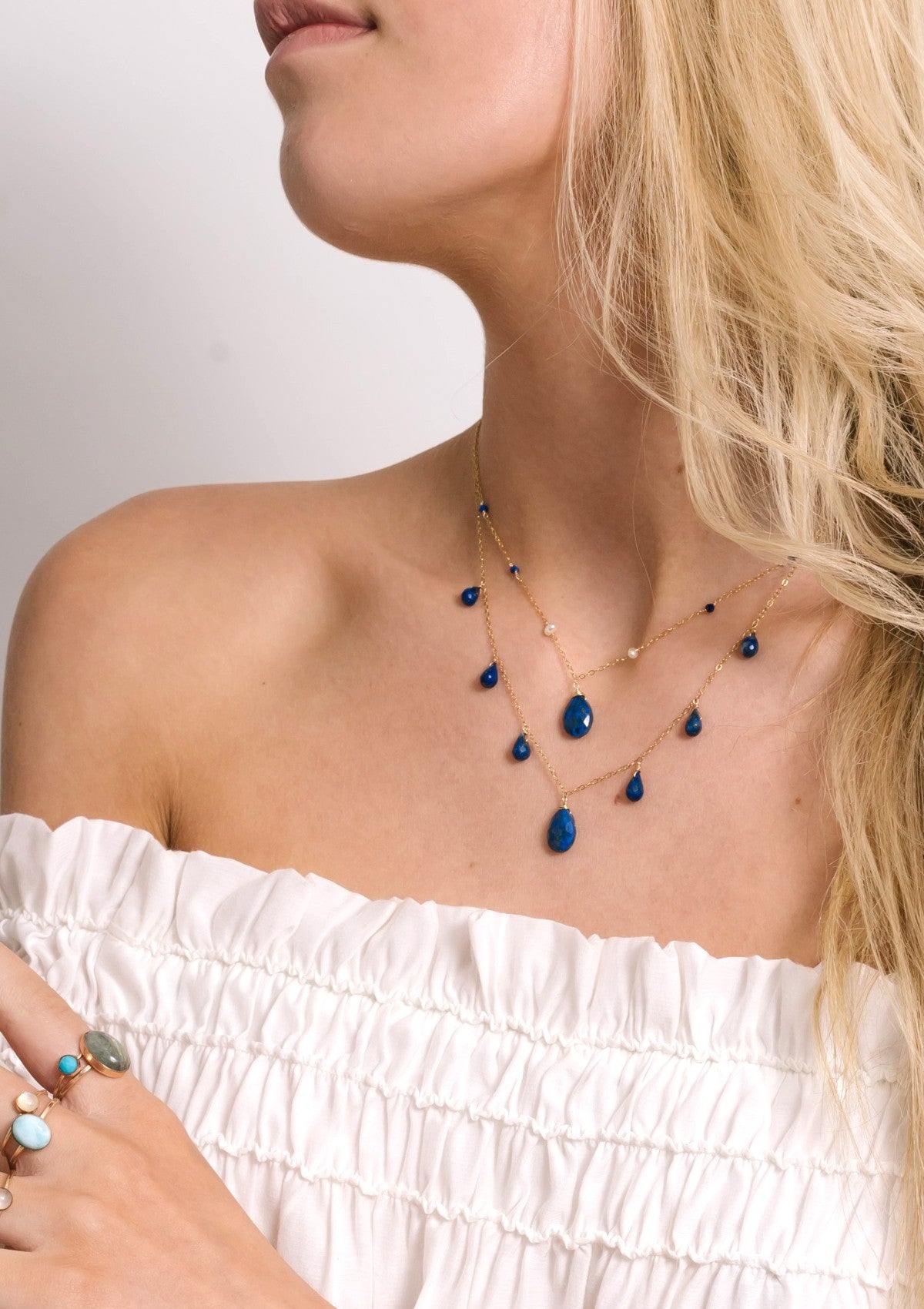 Lapis Lazuli Princess Necklace ERIJEWELRY