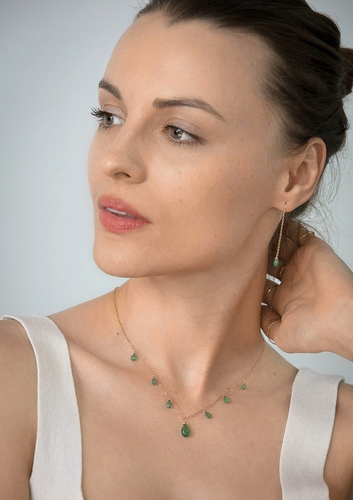 Emerald Princess Necklace ERIJEWELRY