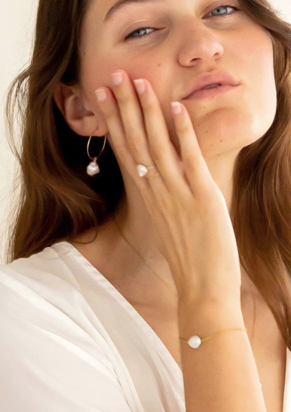 Keshi pearl rings by ERIJEWELRY