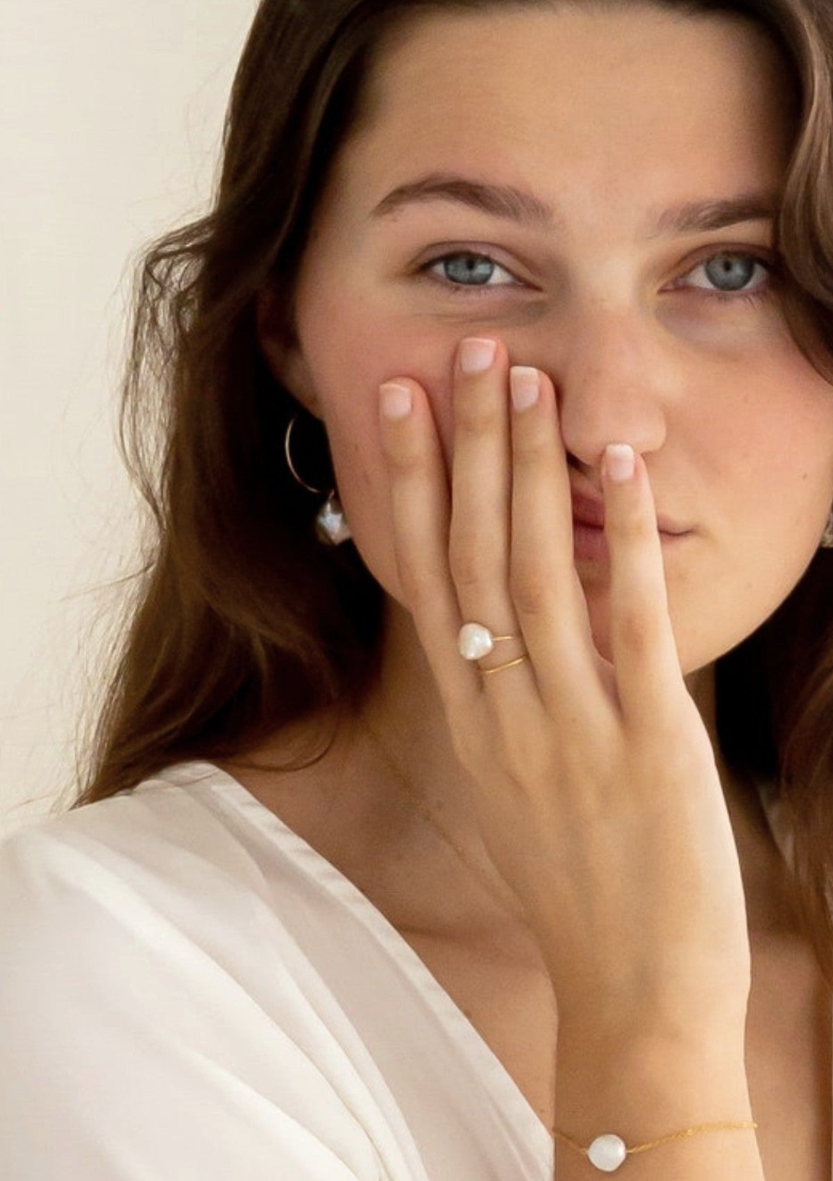 Keshi pearl rings by ERIJEWELRY