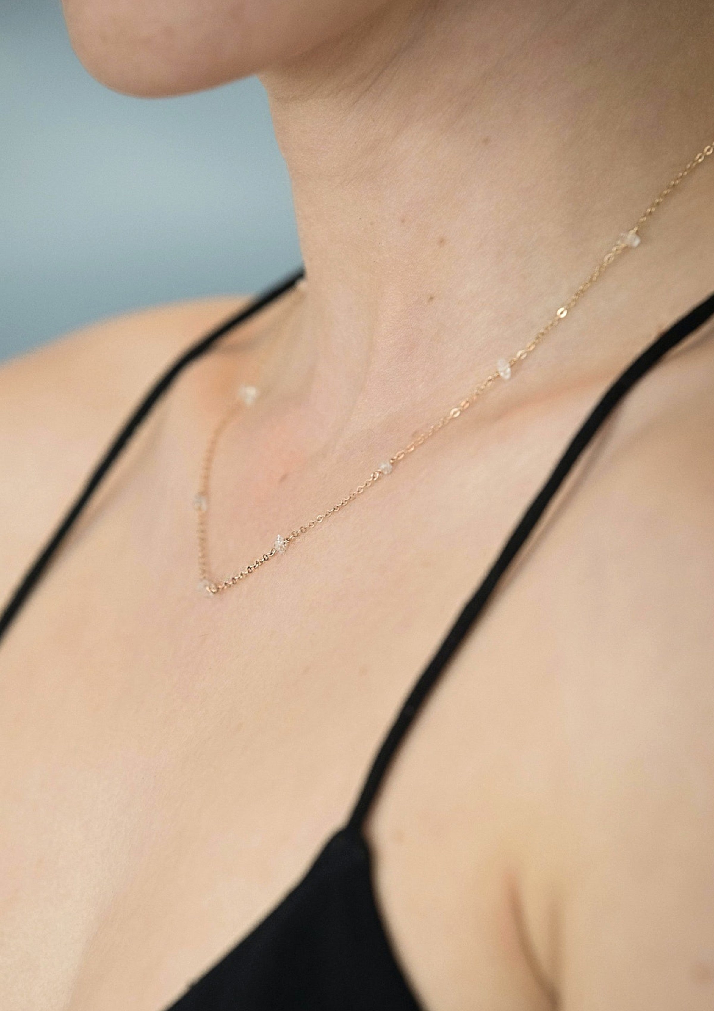 Herkimer Diamonds Necklace ERIJEWELRY