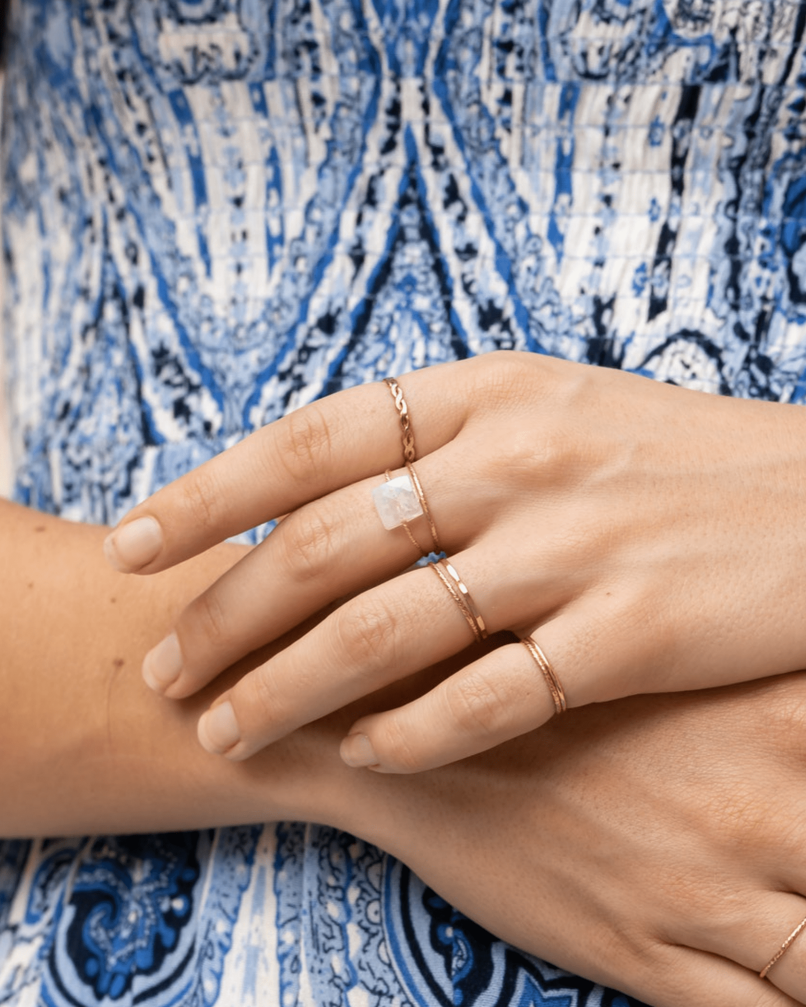 Daily Serenity Rings Square ERIJEWELRY