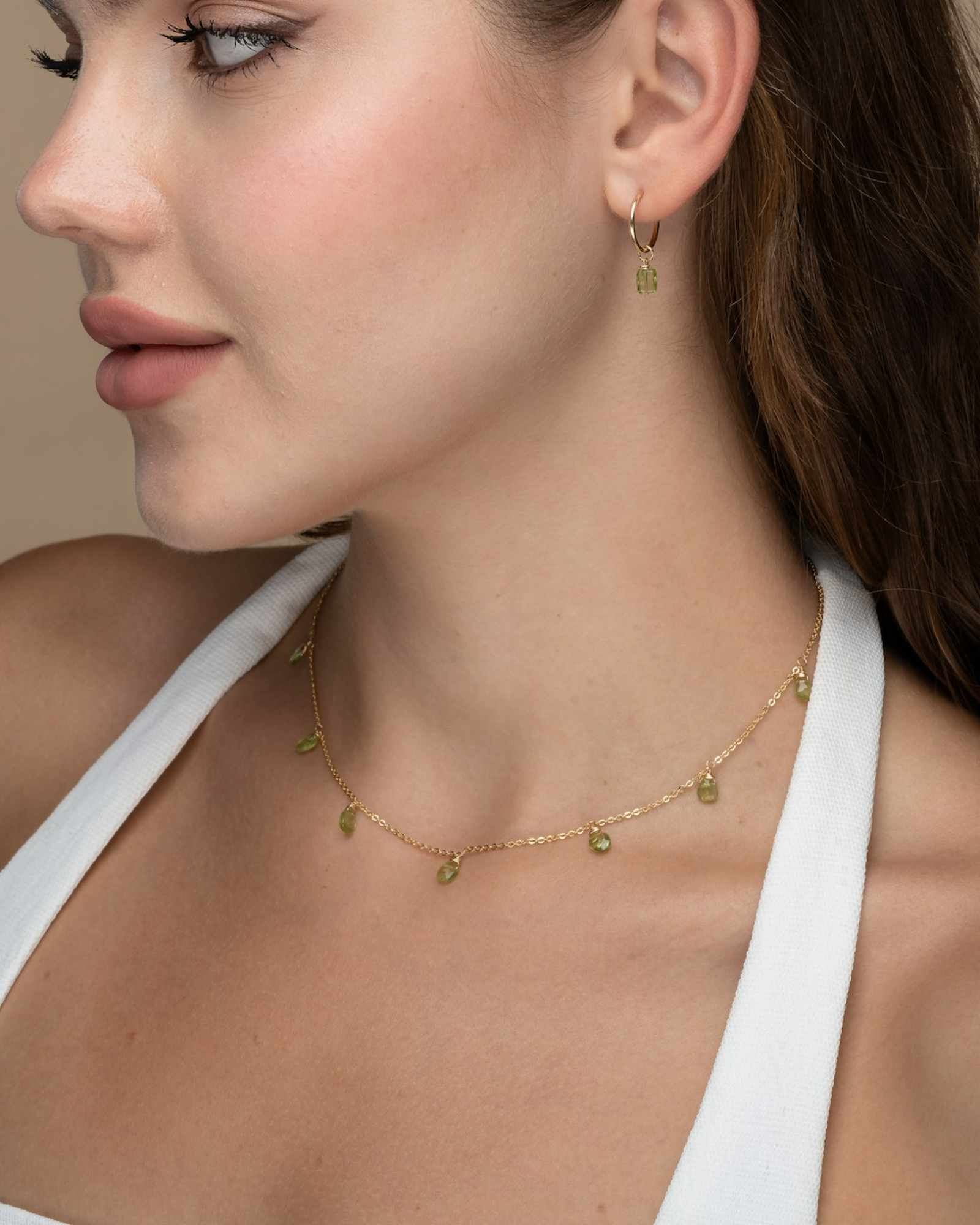 Peridot Princess Necklace ERIJEWELRY