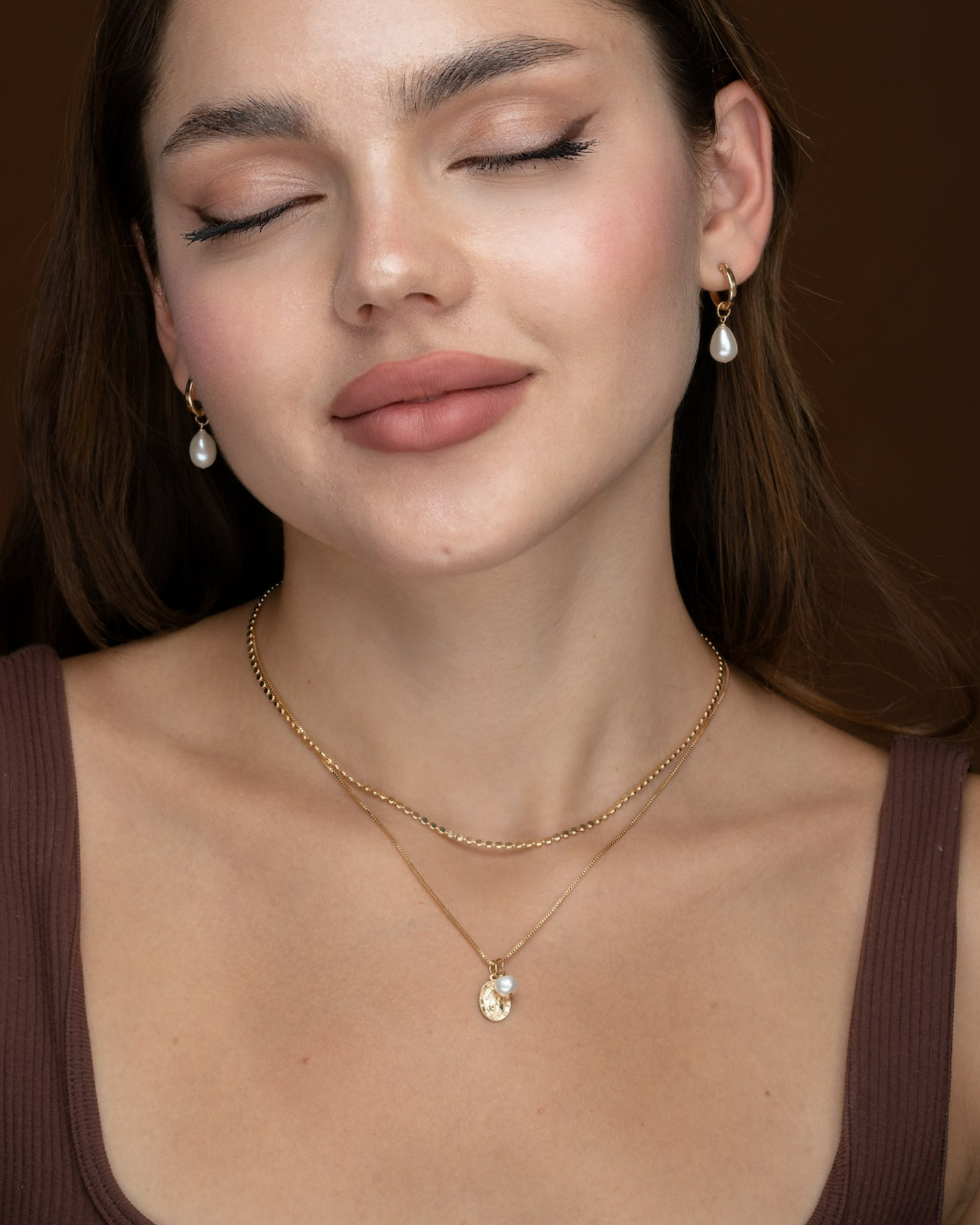 Teardrop Huggie Hoop earrings ERIJEWELRY