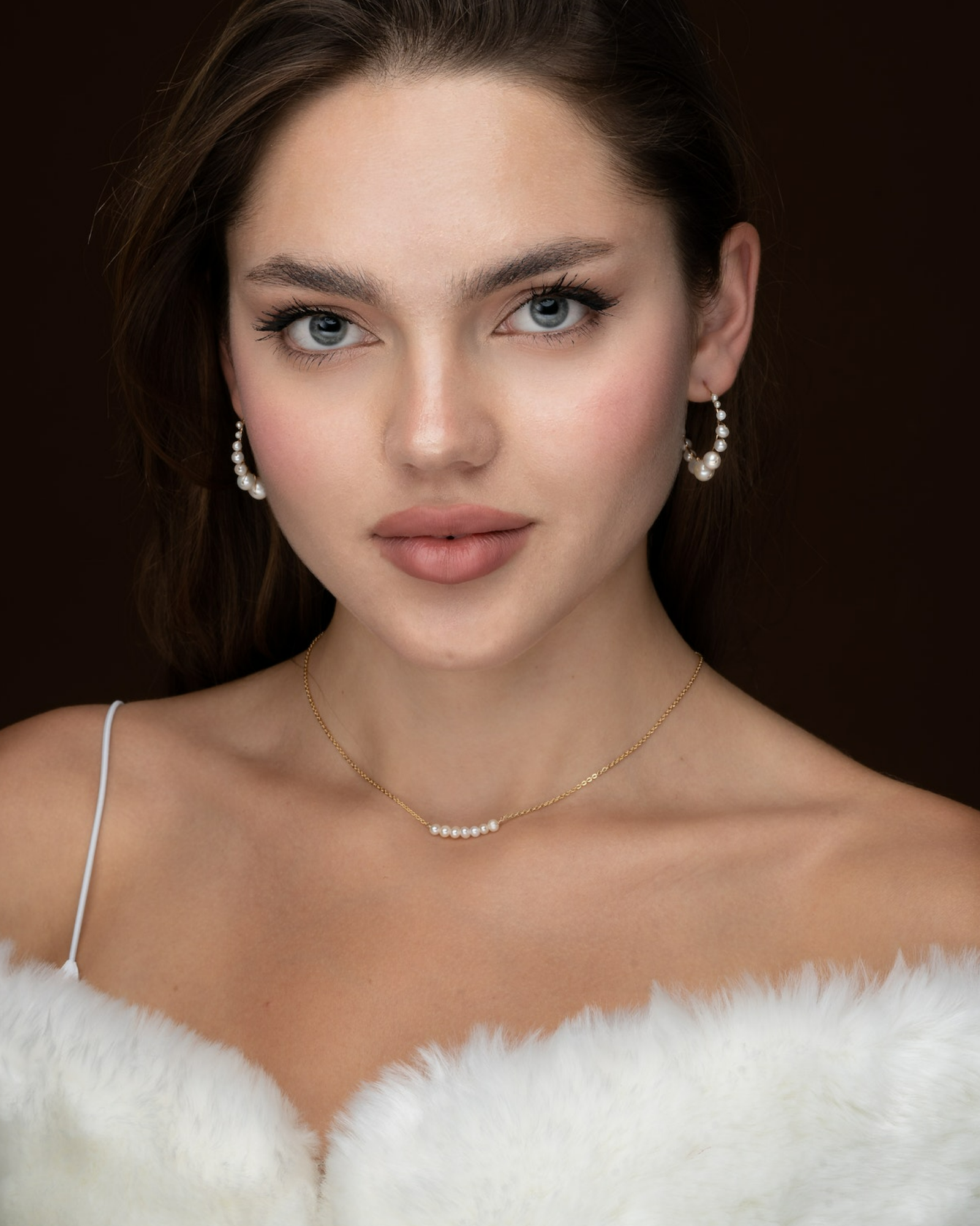Bubble Pearl Hoop Earrings ERIJEWELRY