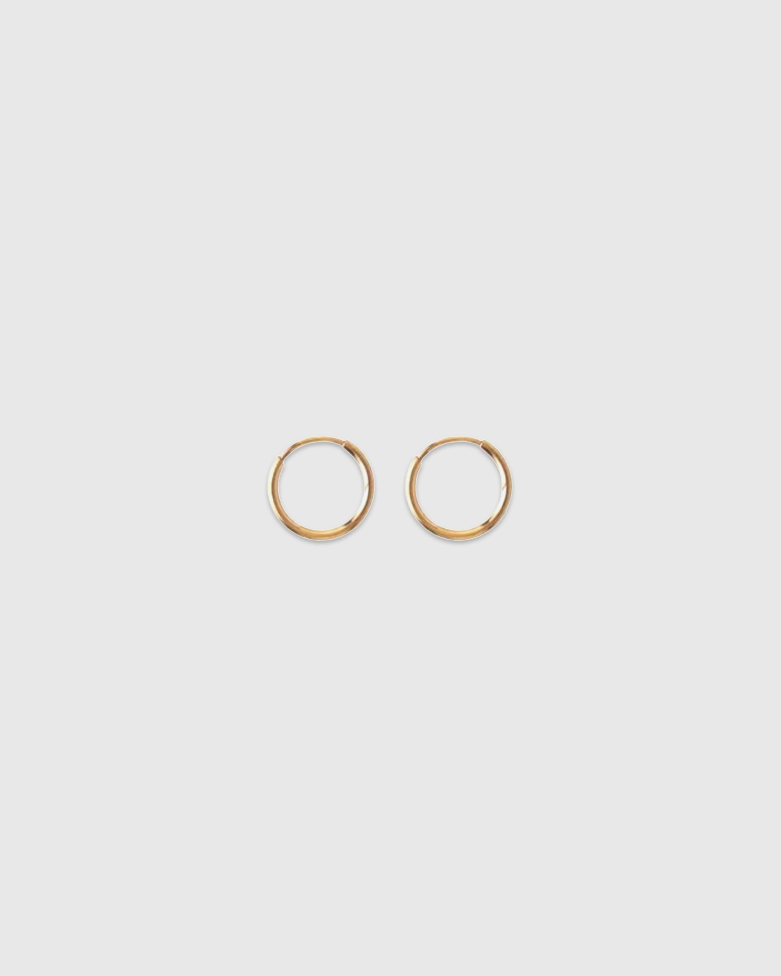 Petite Infinity Hoops (9mm) ERIJEWELRY