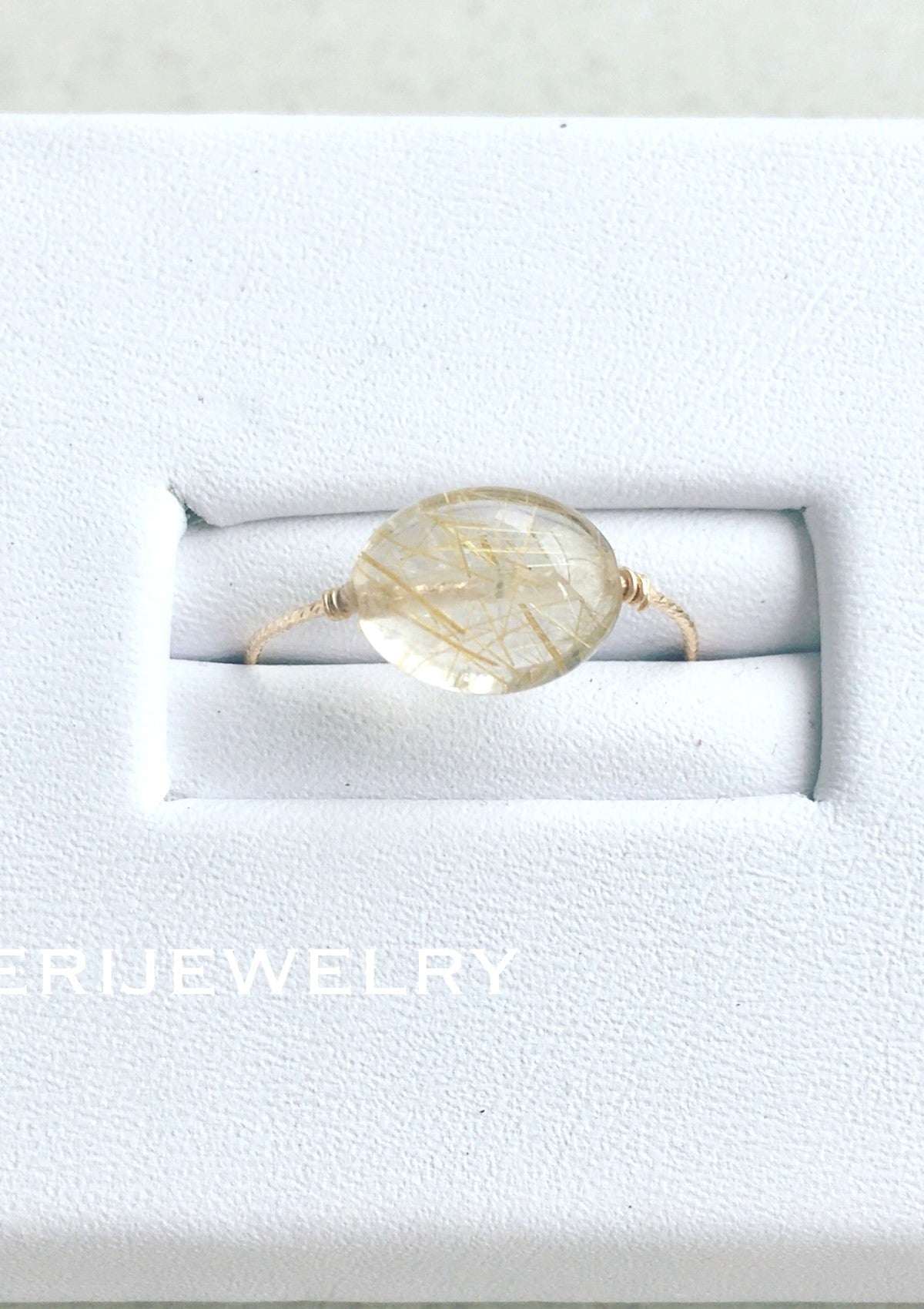 Rutile Quartz Daily Serenity Ring ERIJEWELRY