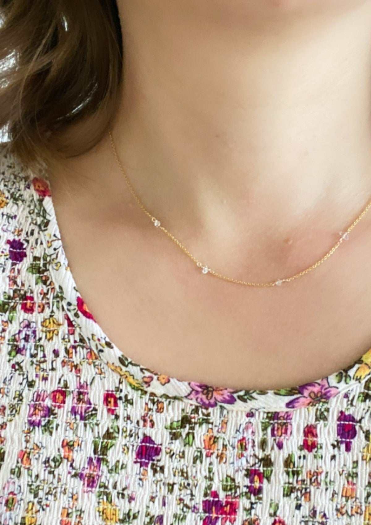 Herkimer Diamonds Necklace ERIJEWELRY