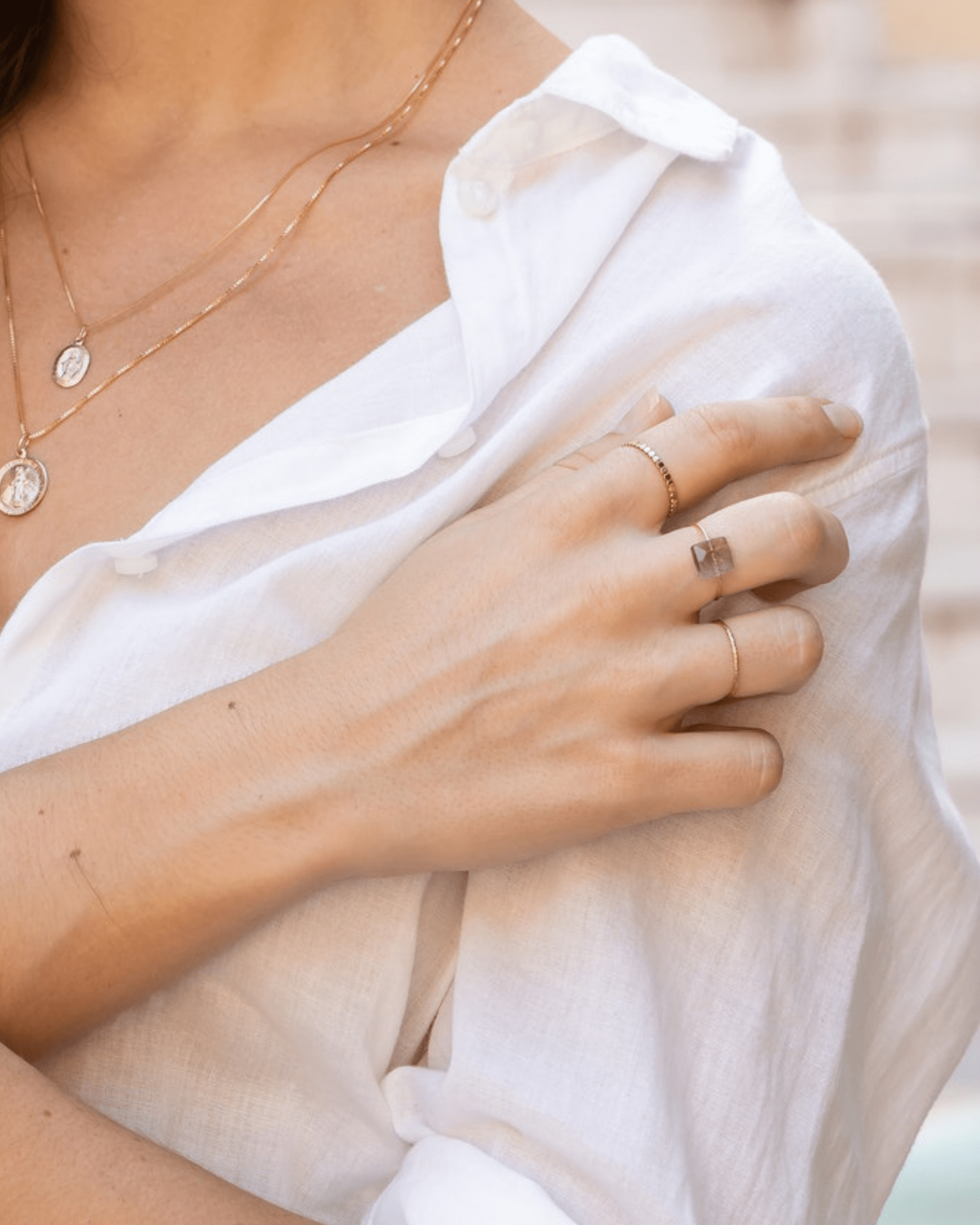Daily Serenity Rings Square ERIJEWELRY