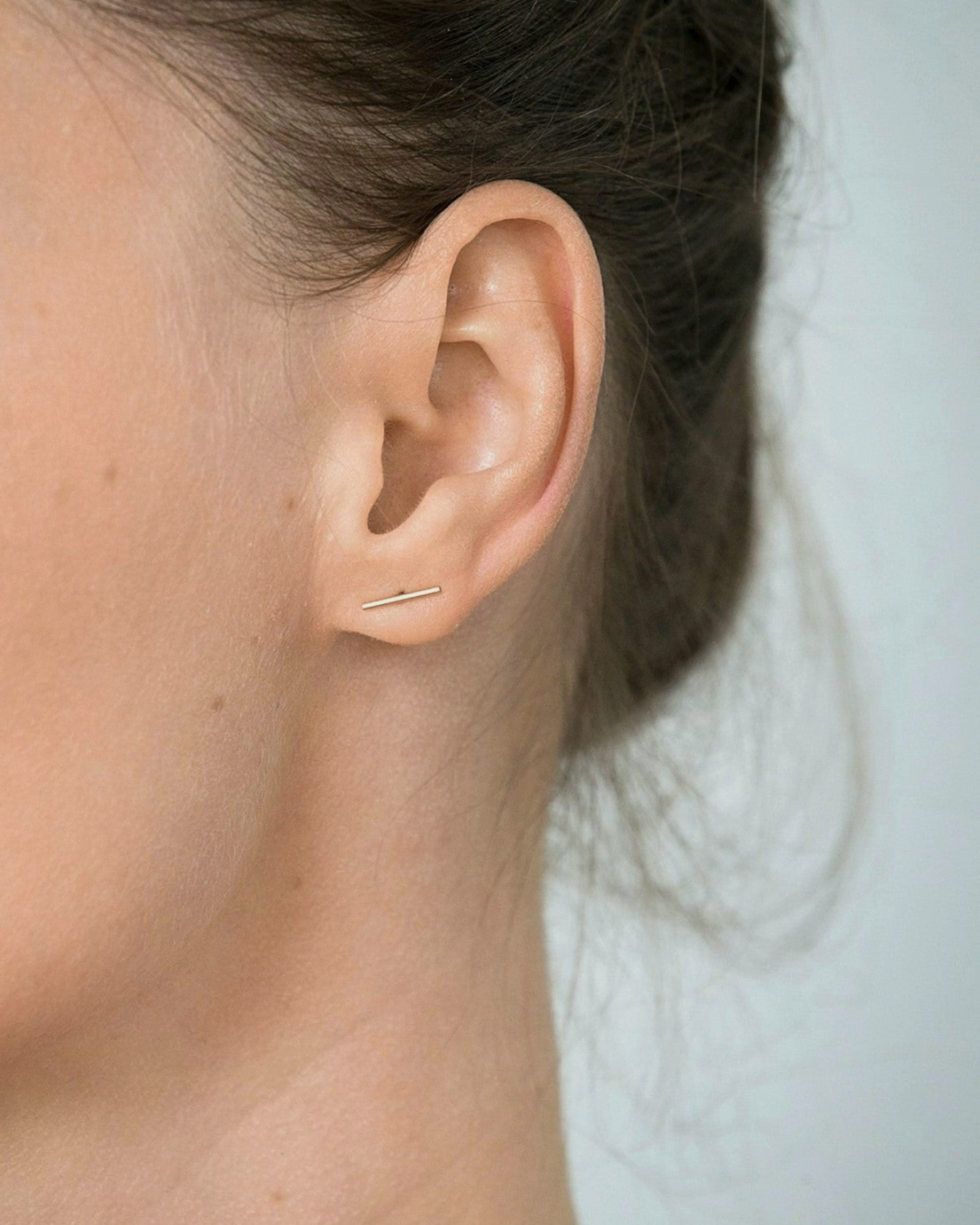 Gold Bar Stud Earrings ERIJEWELRY