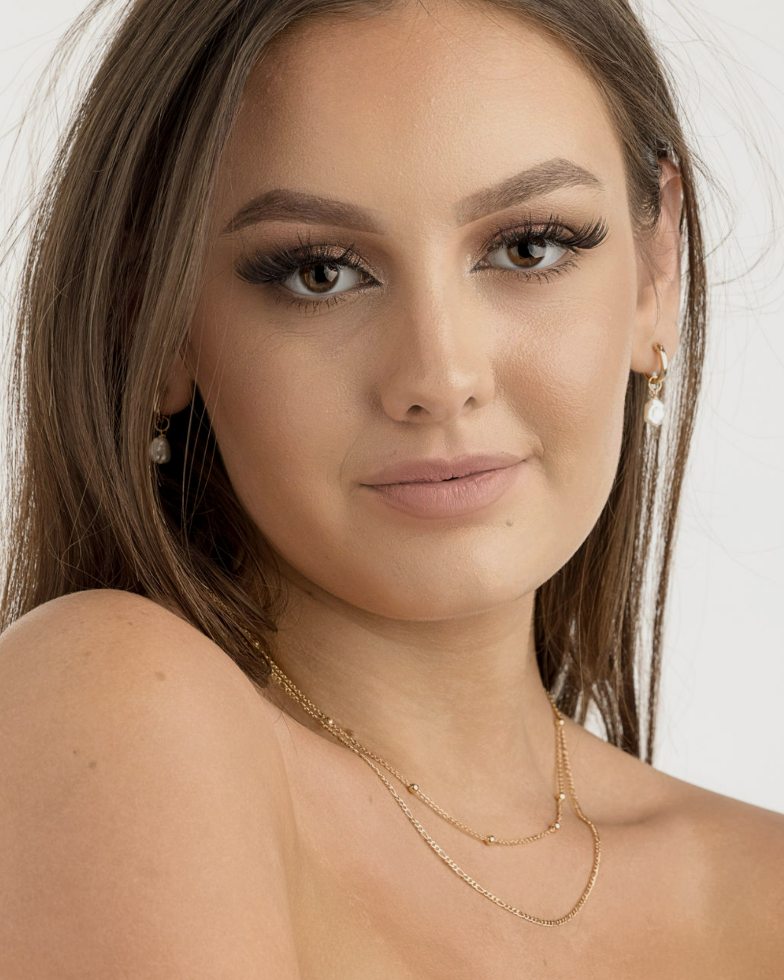 Keshi Pearl Huggie Hoop Earrings ERIJEWELRY