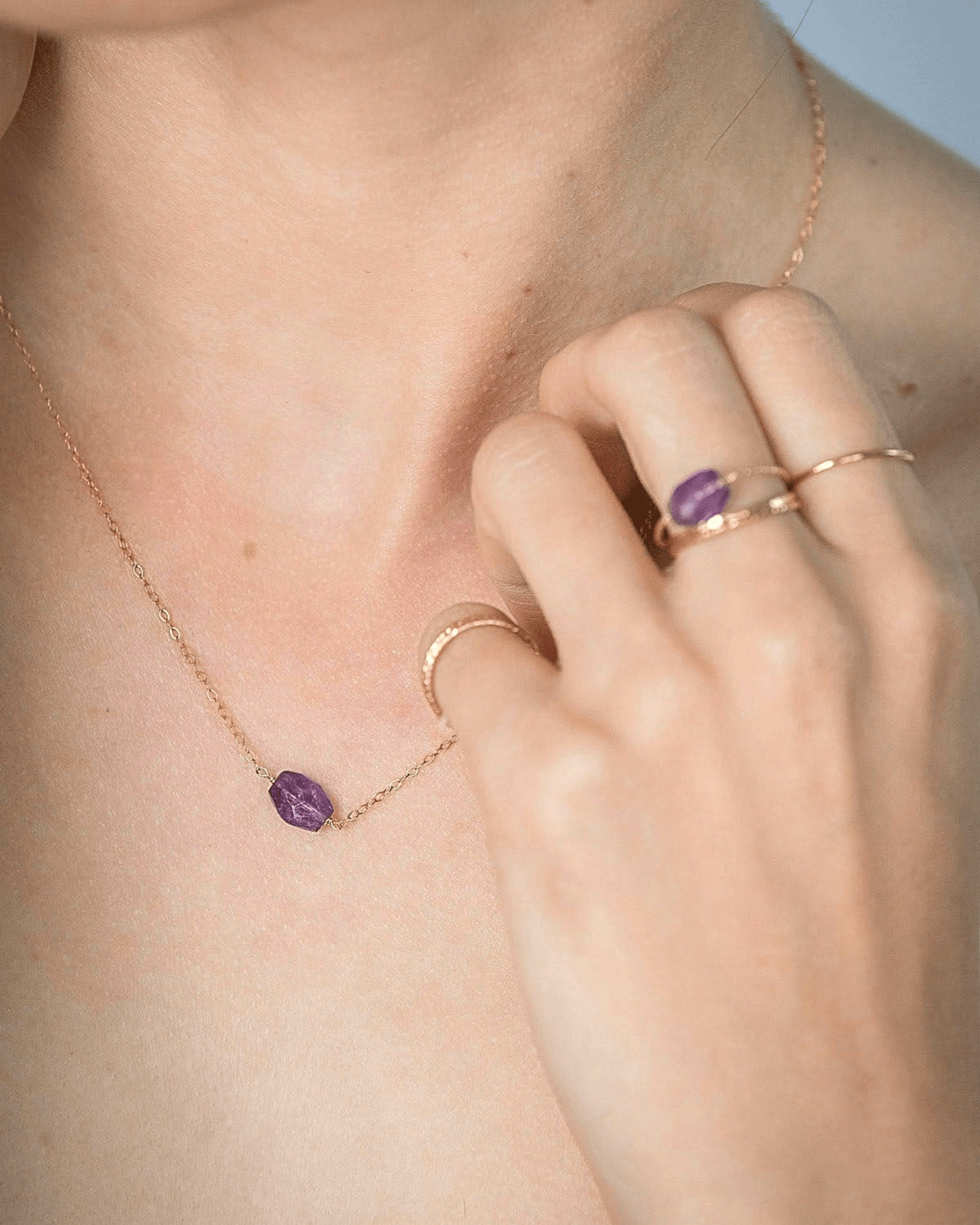 Amethyst Daily Serenity Sets ERIJEWELRY