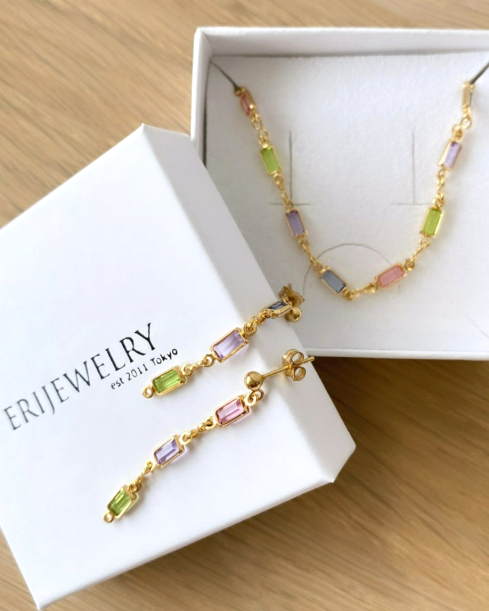 Daria Matching Set - Earrings and Bracelet ERIJEWELRY
