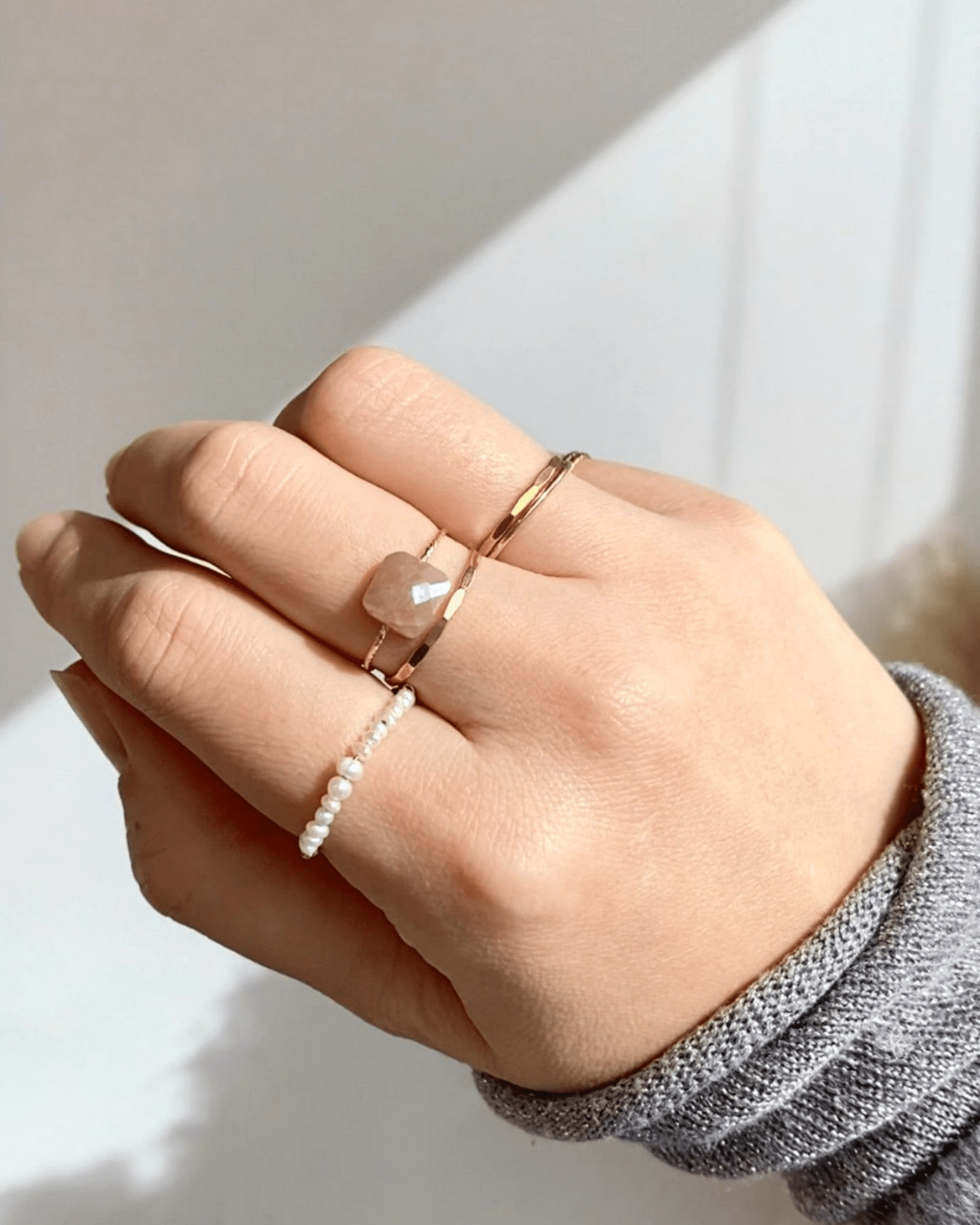 Daily Serenity Rings Square ERIJEWELRY