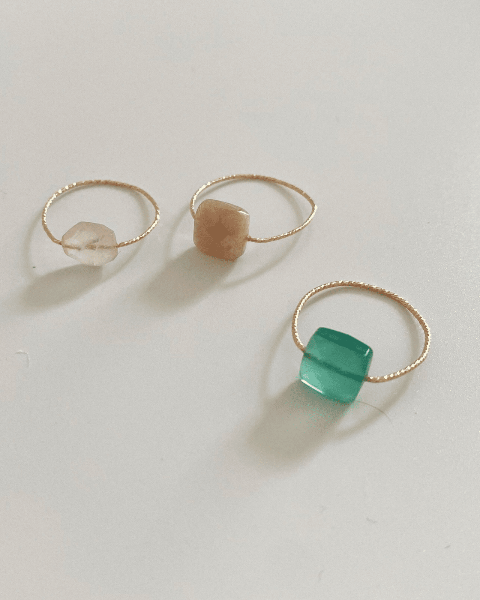 Daily Serenity Rings Square ERIJEWELRY