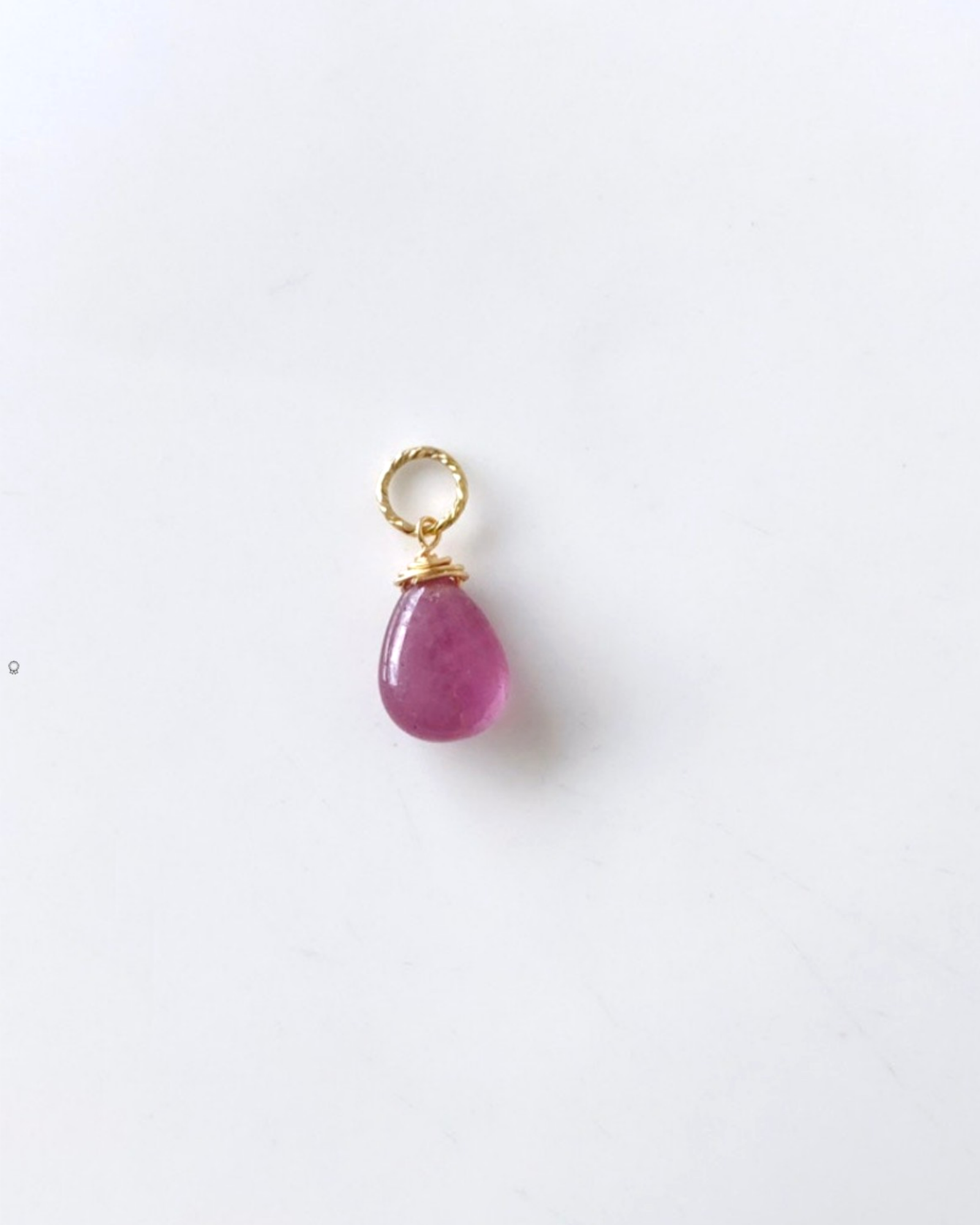 Ruby Pendant Charm ERIJEWELRY