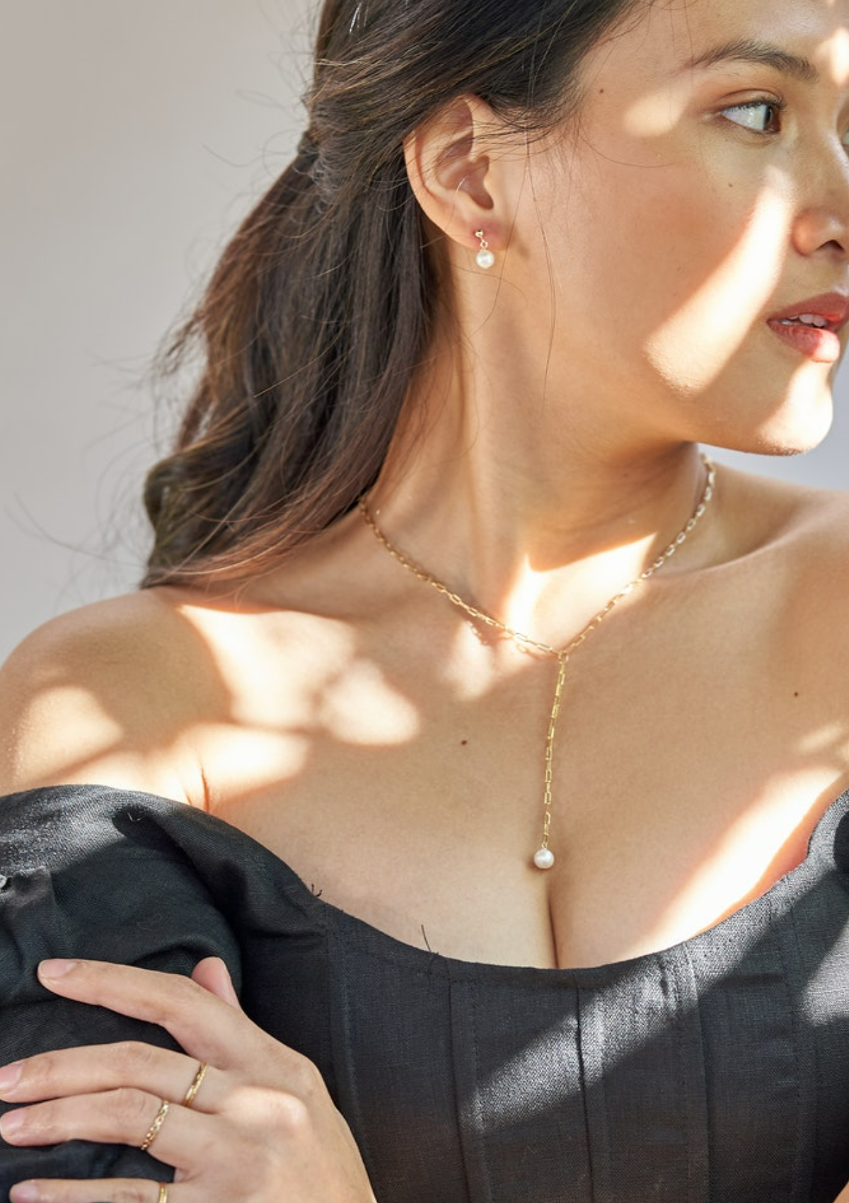 Zara Pearl Necklace ERIJEWELRY