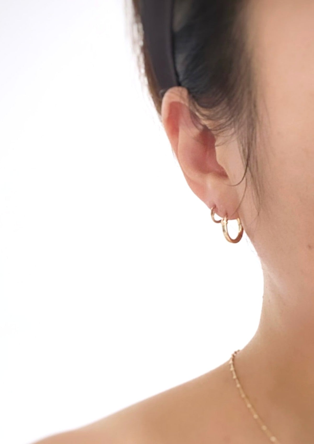 Small Hinged Hoops (10mm) ERIJEWELRY