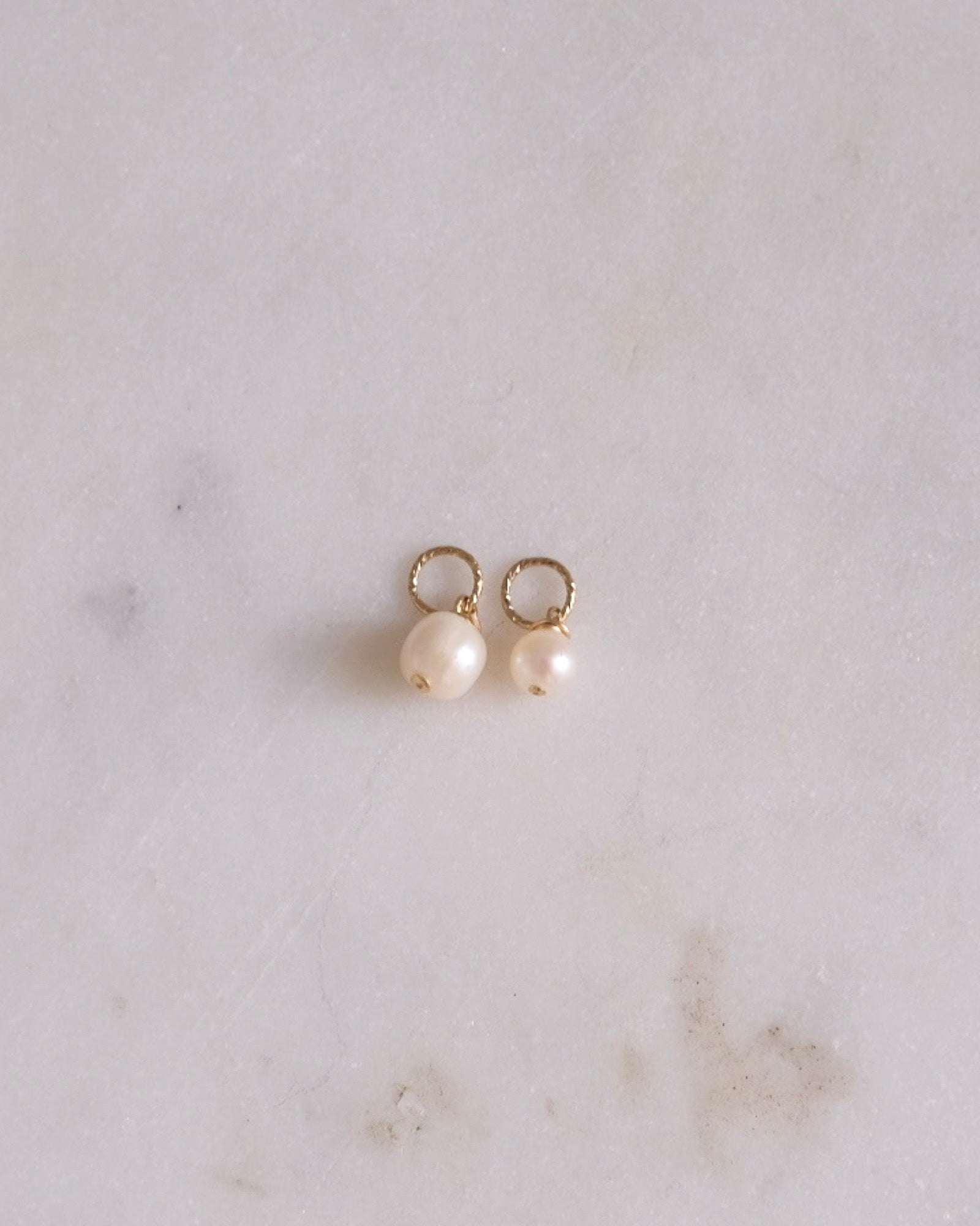 Tiny Pearl Pendant Charm ERIJEWELRY